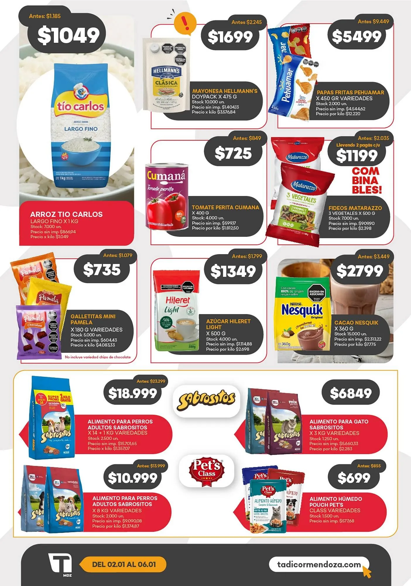 Ofertas de Catálogo Supermercados Tadicor 2 de enero al 6 de enero 2026 - Página 2 del catálogo