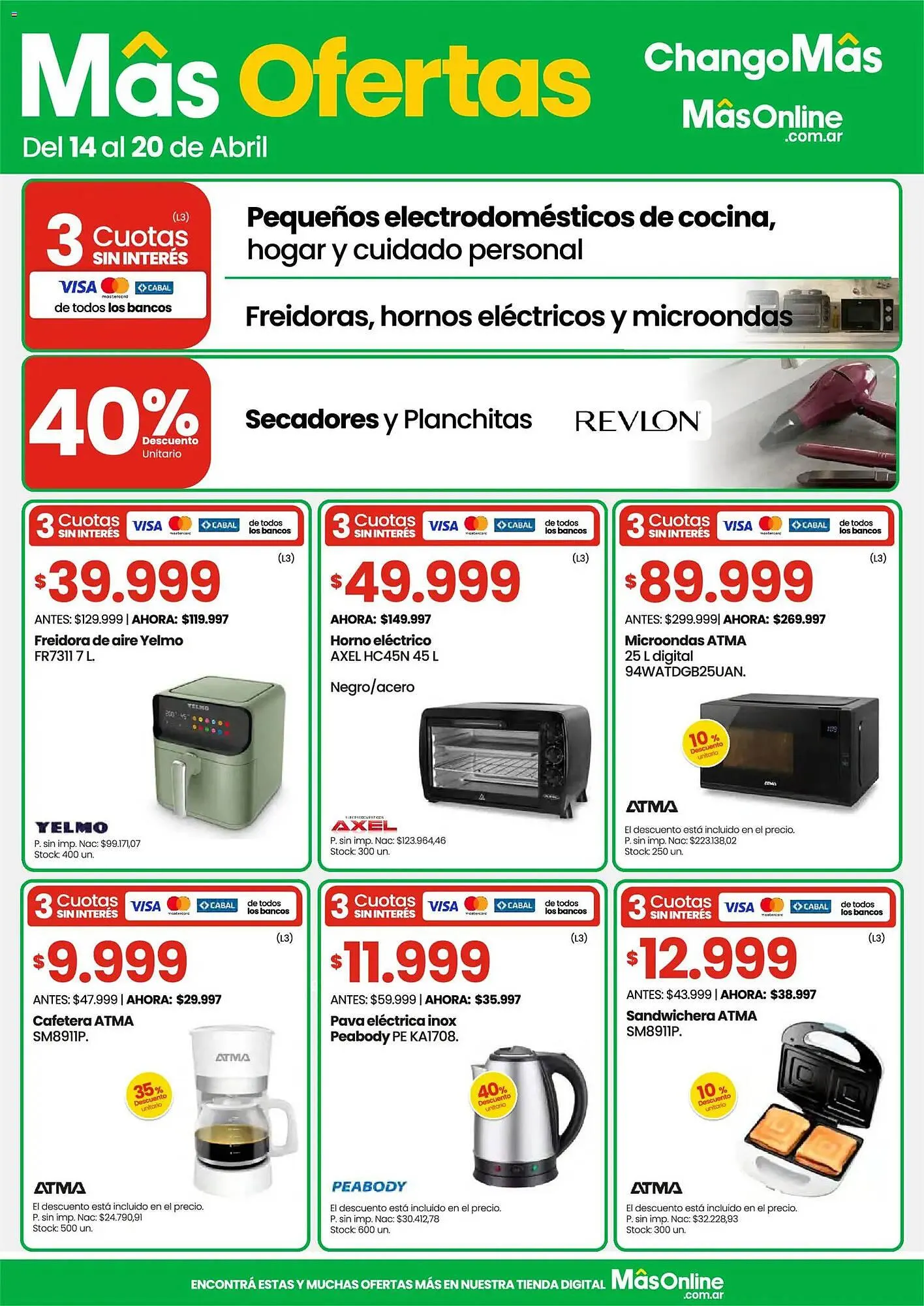 Ofertas de Catálogo Changomas 14 de abril al 20 de abril 2026 - Página 9 del catálogo