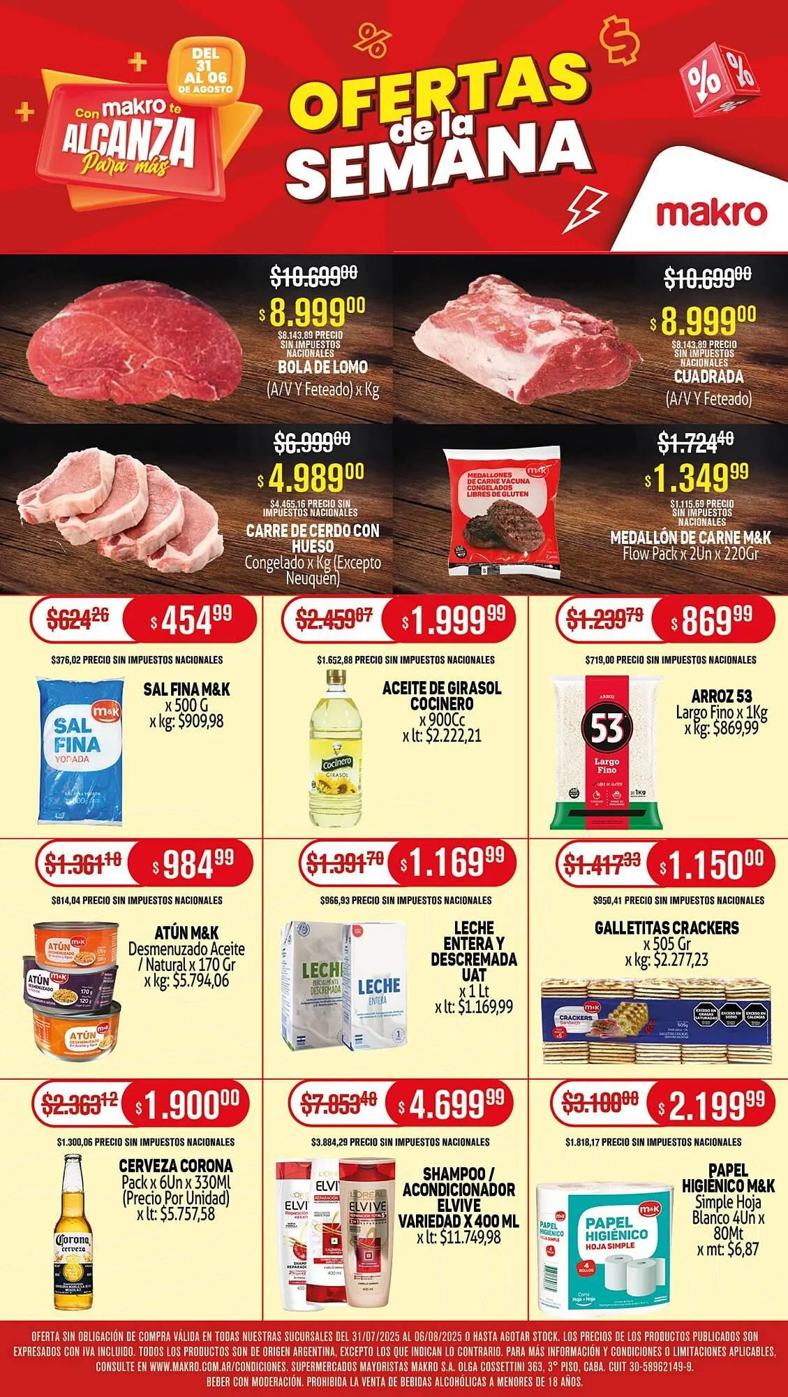 Ofertas de Catálogo Makro 31 de julio al 8 de agosto 2025 - Página 1 del catálogo
