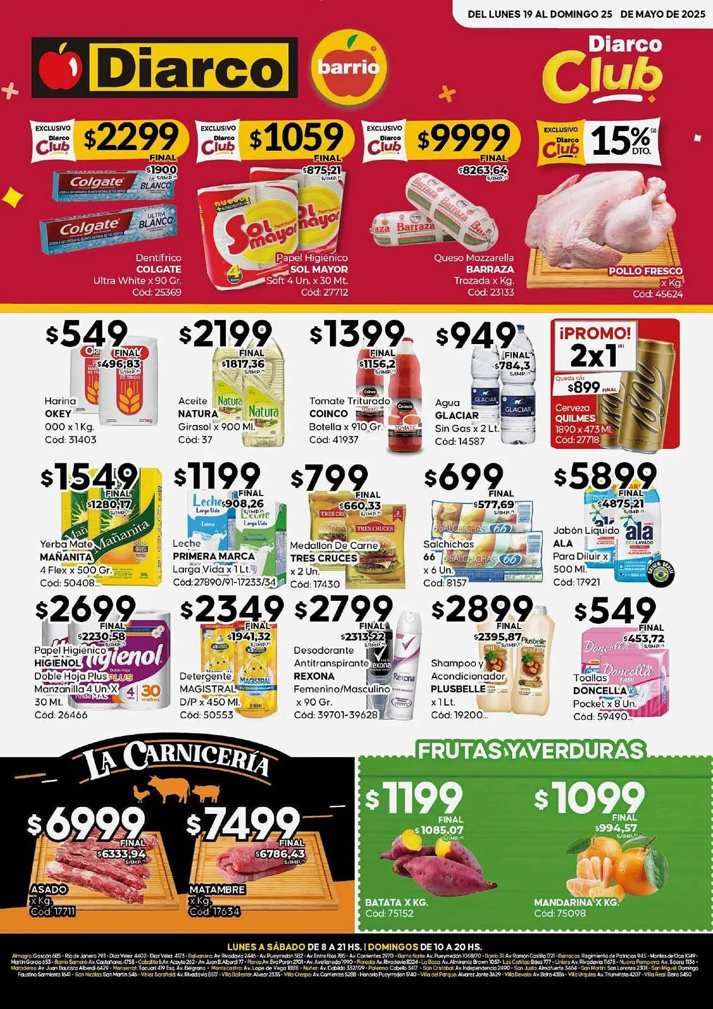 Ofertas de Catálogo Diarco 19 de mayo al 25 de mayo 2025 - Página 1 del catálogo