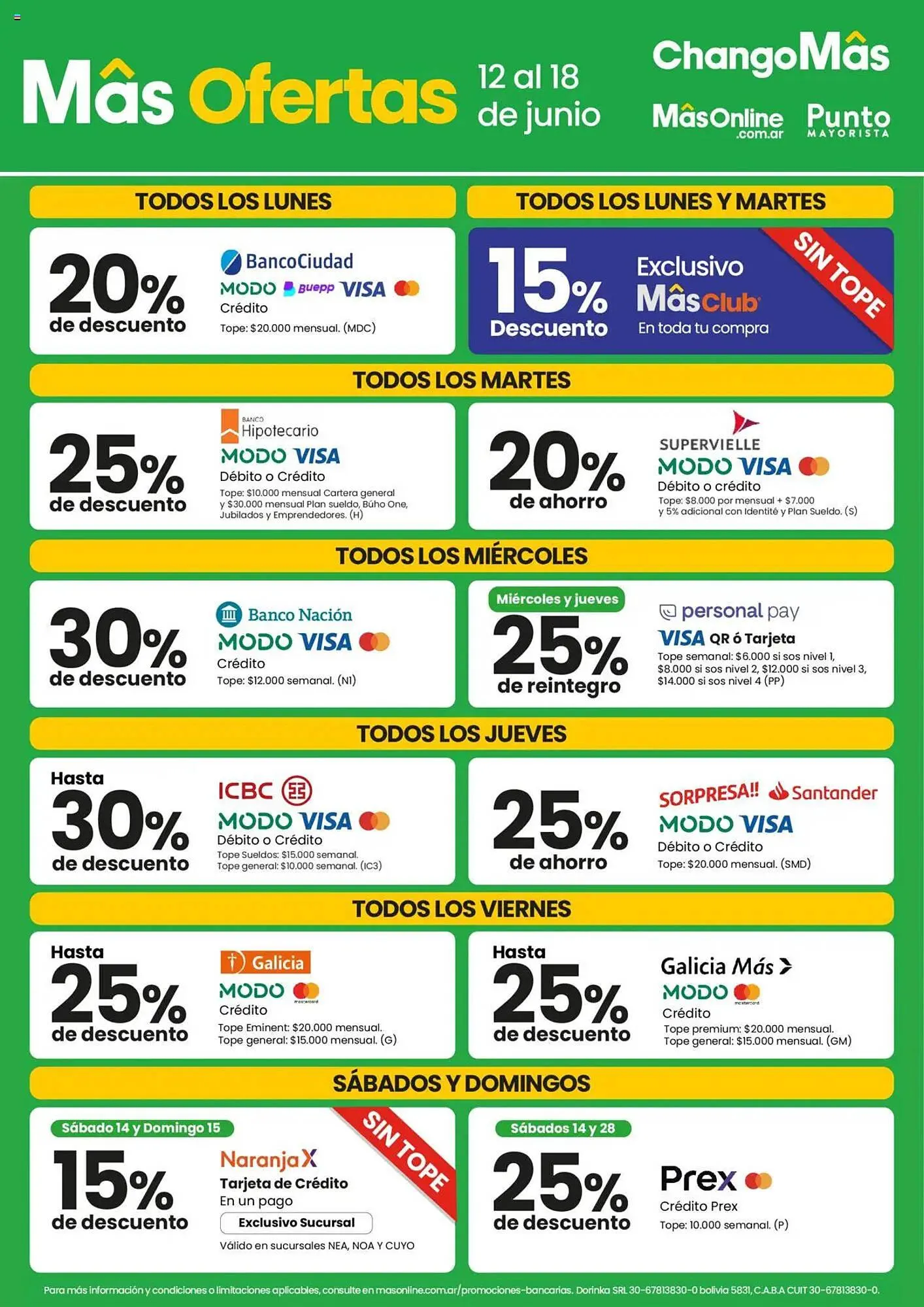 Ofertas de Catálogo Changomas 12 de junio al 18 de junio 2025 - Página 16 del catálogo