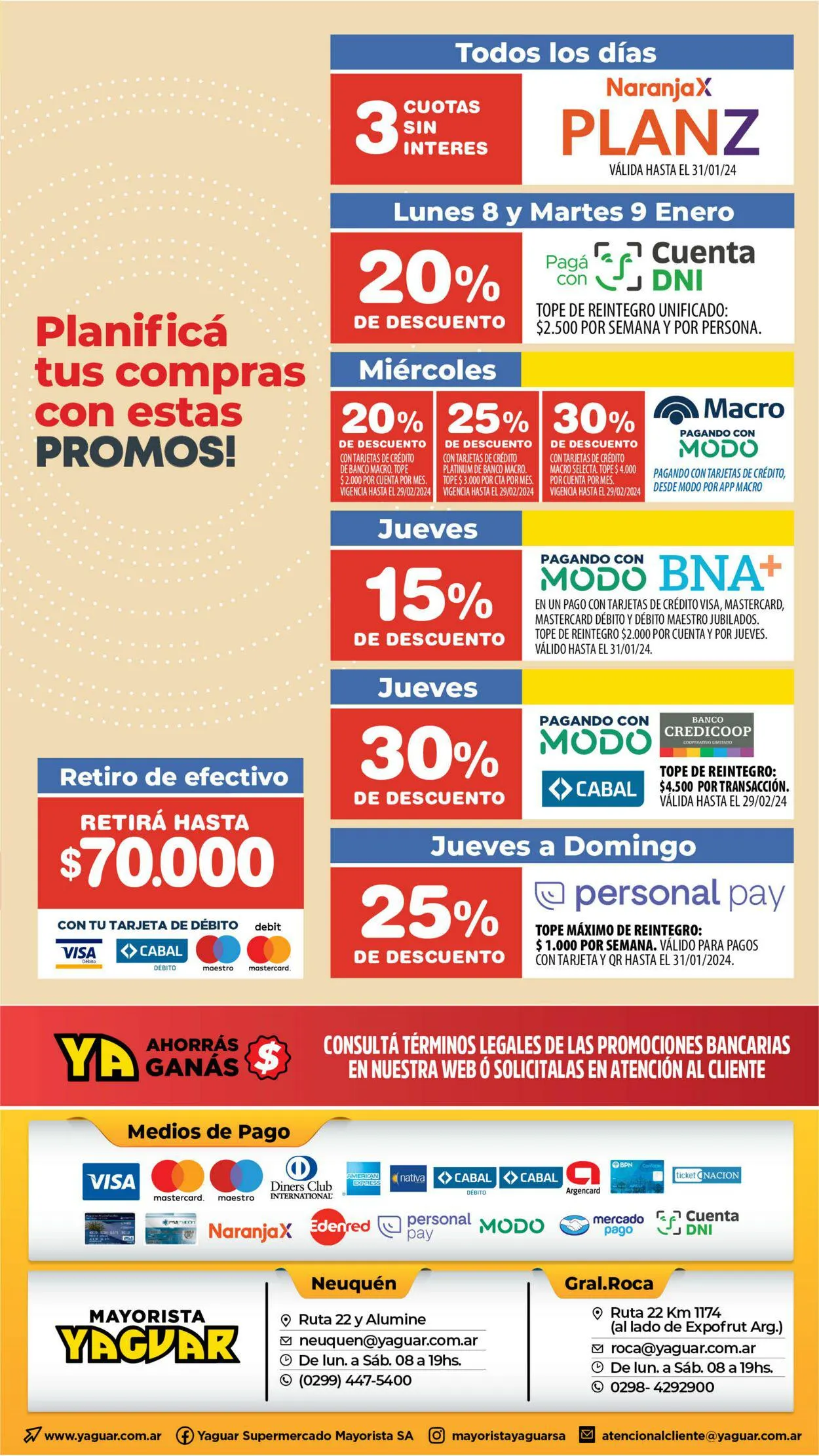 Ofertas de Yaguar - General Roca 8 de enero al 14 de enero 2024 - Página 15 del catálogo