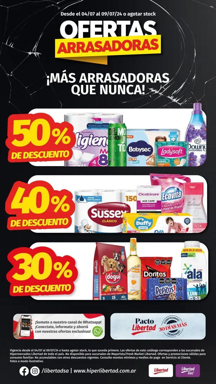 Ofertas de Catálogo Hiper Libertad 5 de julio al 9 de julio 2024 - Página 1 del catálogo