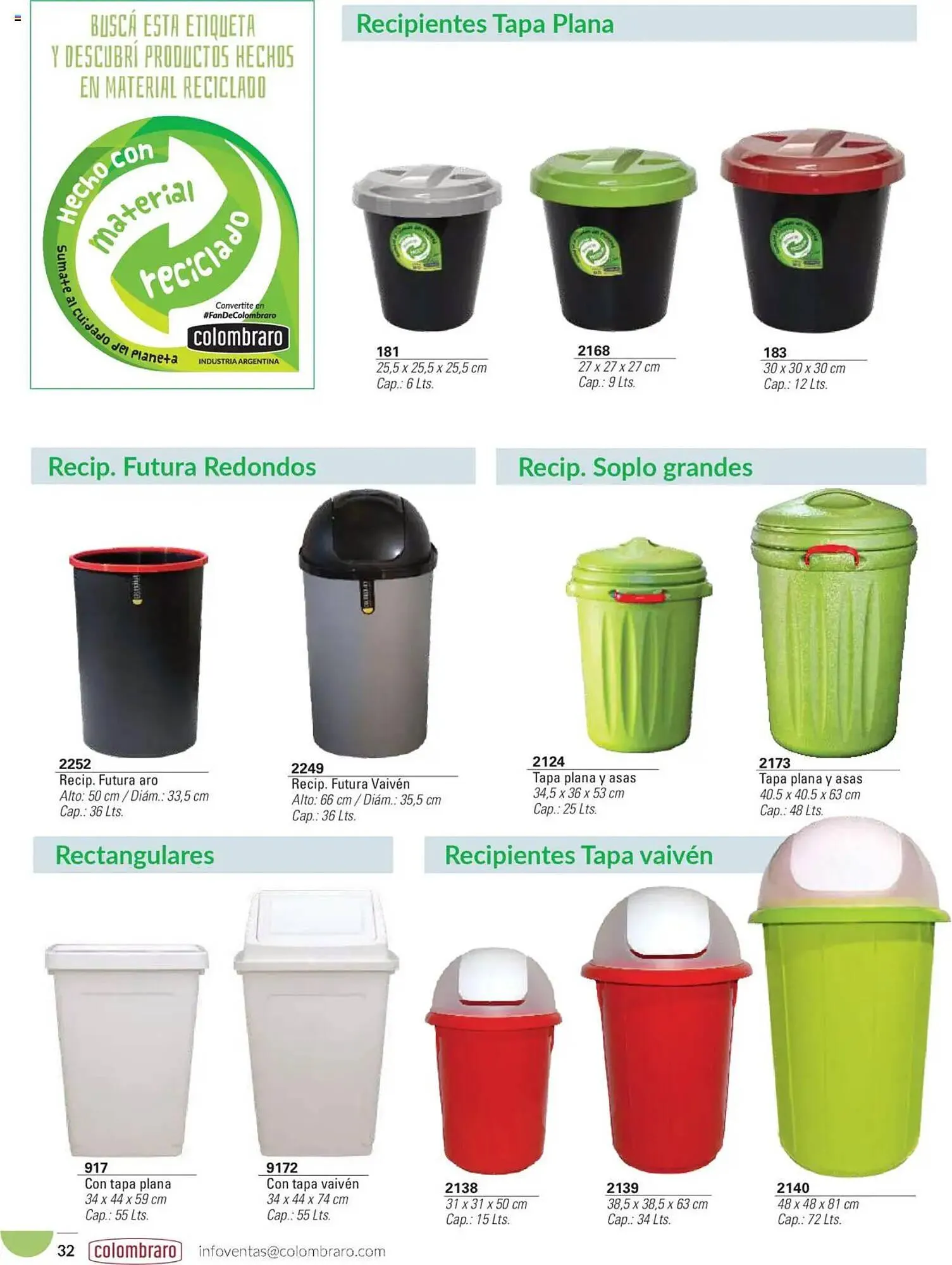 Ofertas de Catálogo Colombraro 16 de abril al 31 de diciembre 2025 - Página 32 del catálogo