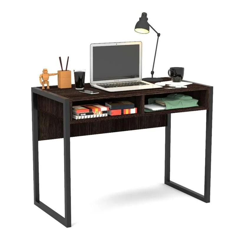 Escritorio Steel 100 cm roble termo negro