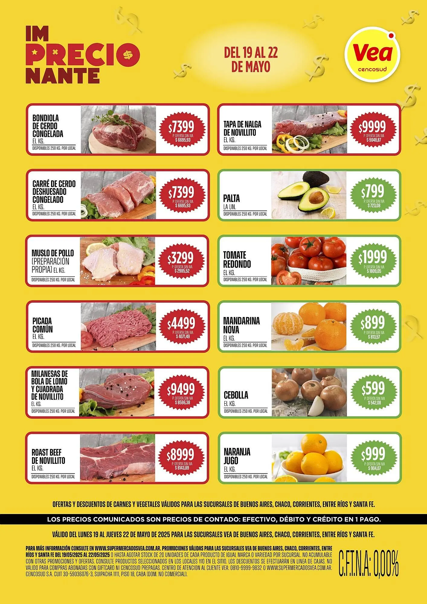 Ofertas de Catálogo Supermercados Vea 19 de mayo al 22 de mayo 2025 - Página 1 del catálogo