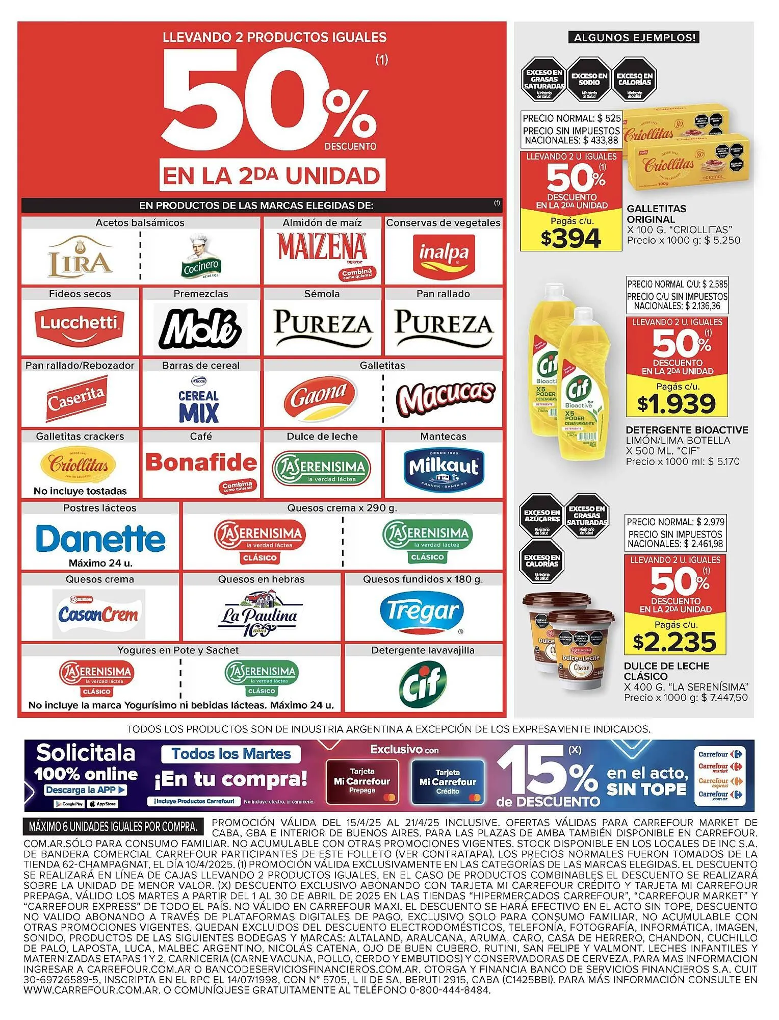 Ofertas de Catálogo Carrefour Market 15 de abril al 21 de abril 2025 - Página 9 del catálogo