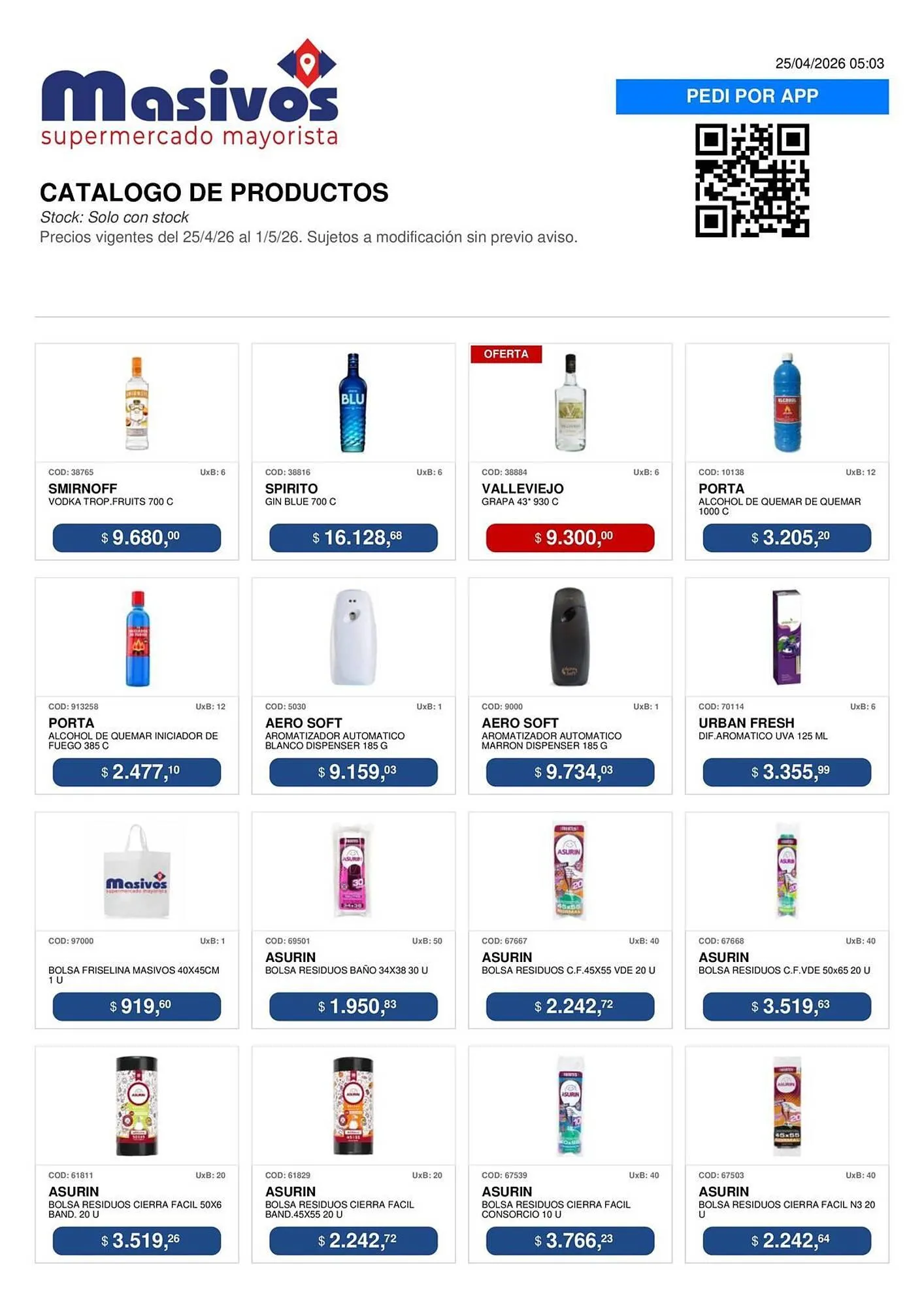 Ofertas de Catálogo Masivos 25 de abril al 1 de mayo 2026 - Página 63 del catálogo