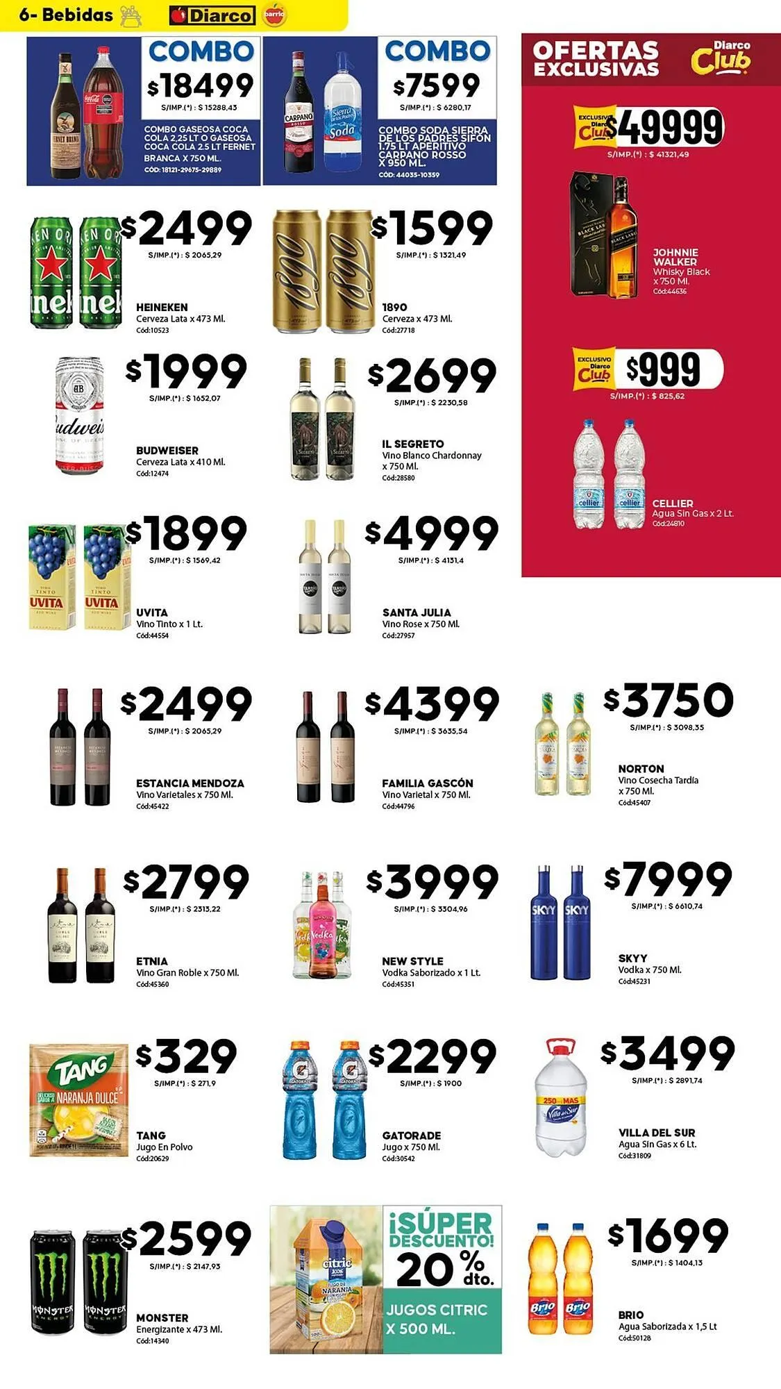 Ofertas de Catálogo Diarco 11 de mayo al 15 de mayo 2026 - Página 6 del catálogo