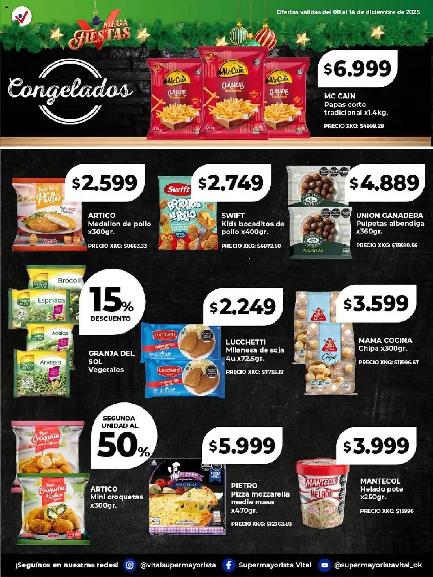 Ofertas de Catálogo Supermayorista Vital 8 de diciembre al 15 de diciembre 2025 - Página 8 del catálogo