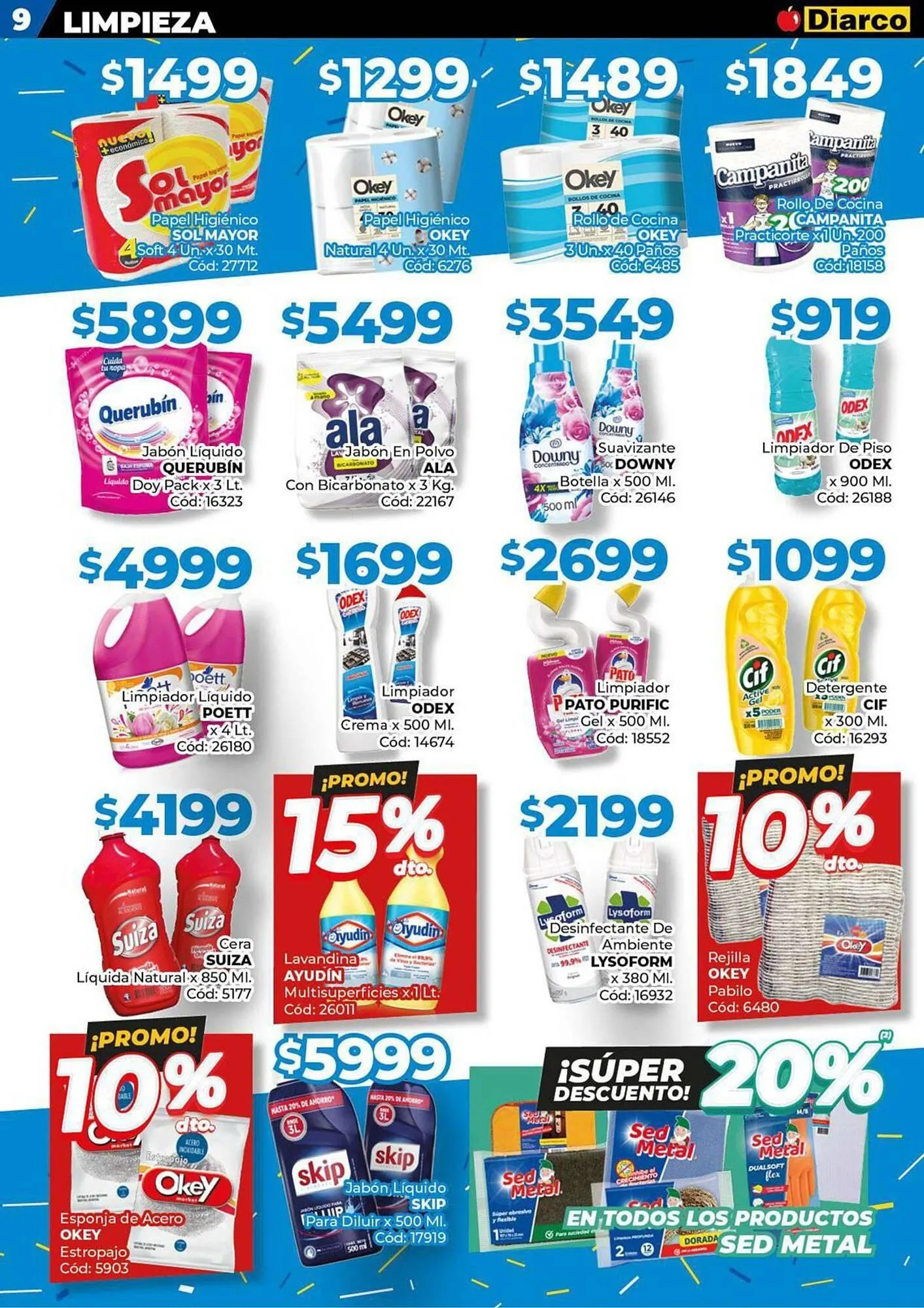 Ofertas de Catálogo Diarco 21 de julio al 25 de julio 2025 - Página 9 del catálogo