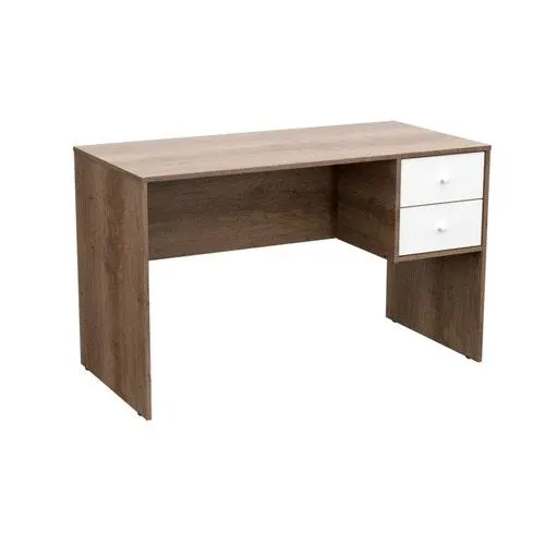 Escritorio 2 cajones Nebraska gris Mosconi