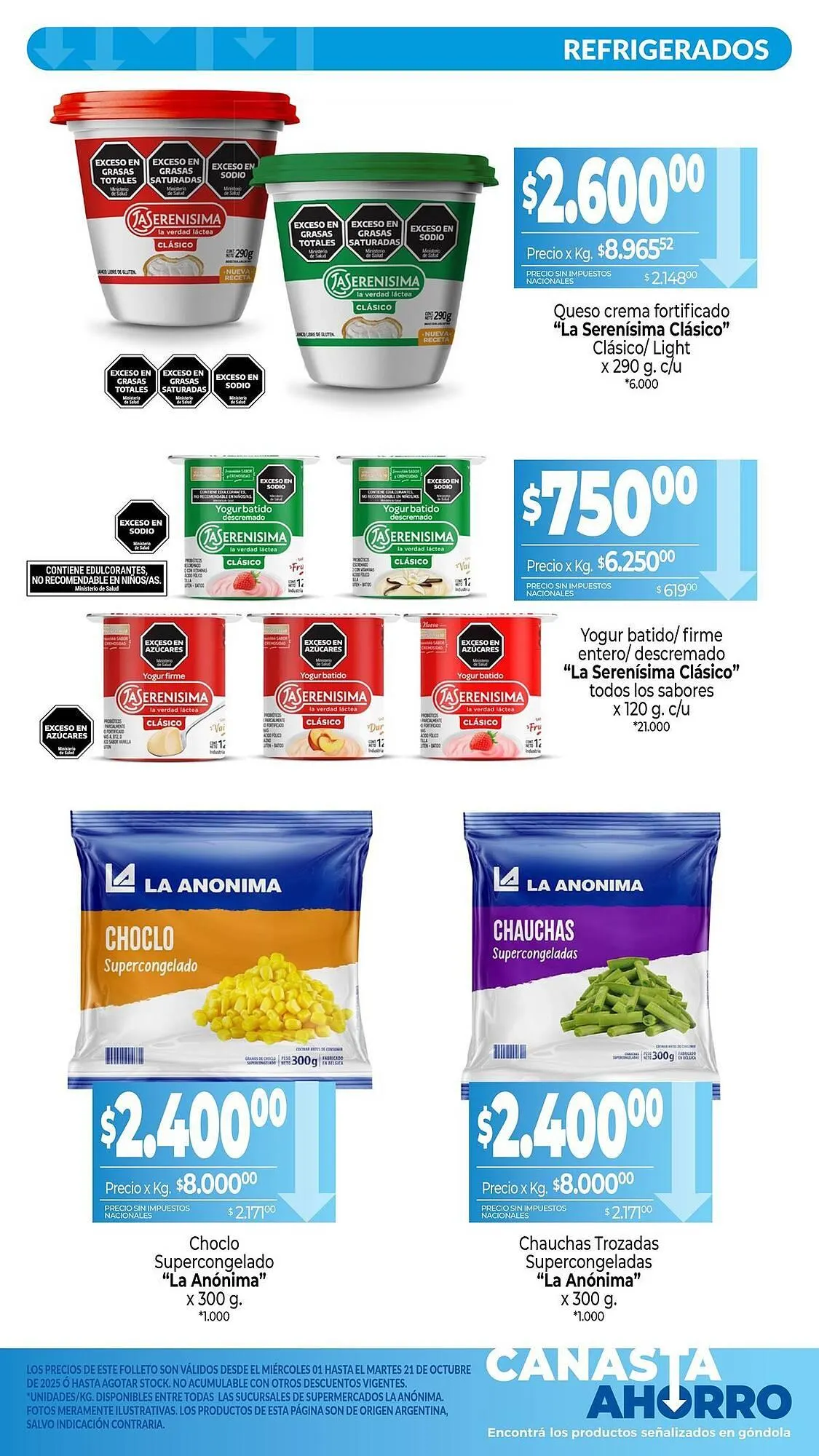 Ofertas de Catálogo La Anonima 1 de octubre al 21 de octubre 2025 - Página 9 del catálogo