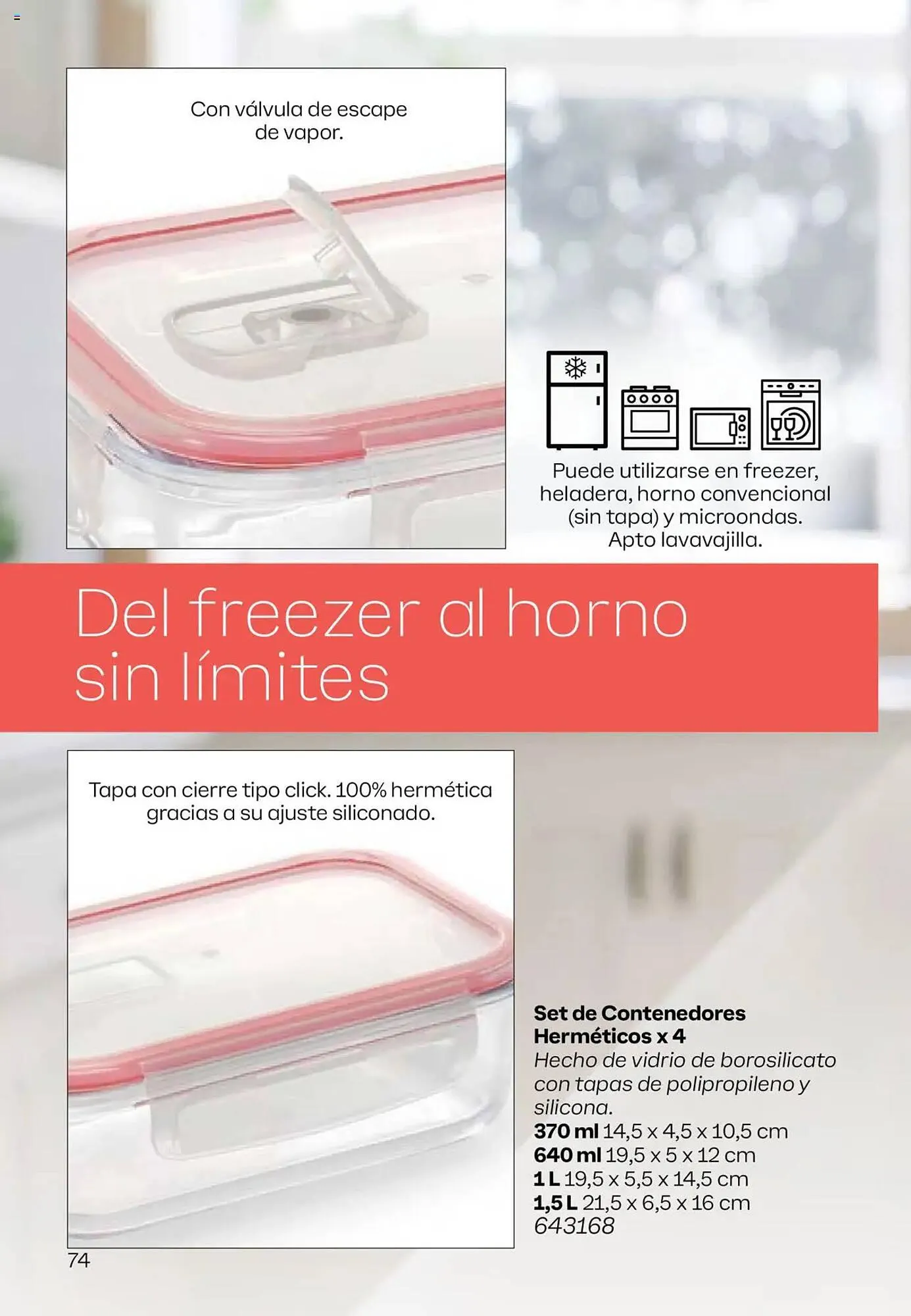 Ofertas de Folleto Tupperware 13 de octubre al 3 de noviembre 2025 - Página 75 del catálogo