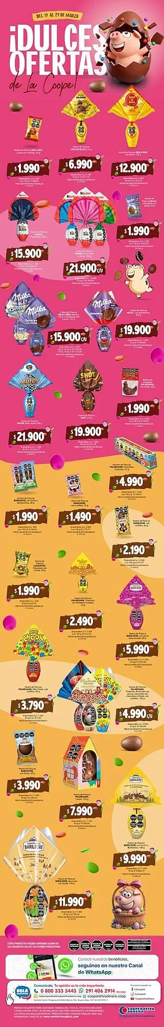 Ofertas de Catálogo Cooperativa Obrera 19 de marzo al 29 de marzo 2026 - Página 1 del catálogo