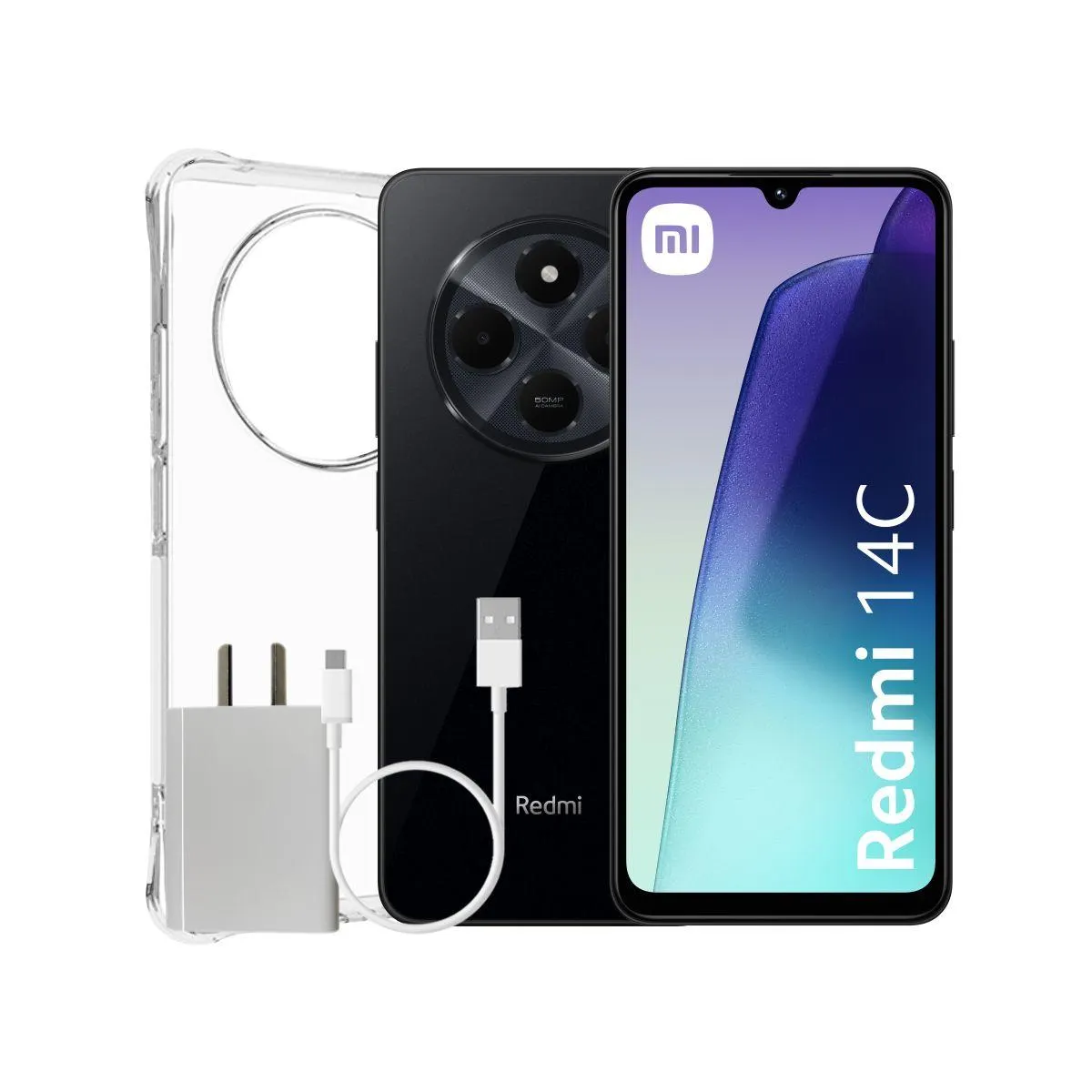 Celular Xiaomi Redmi Note 14c Black 4/256 6.88"