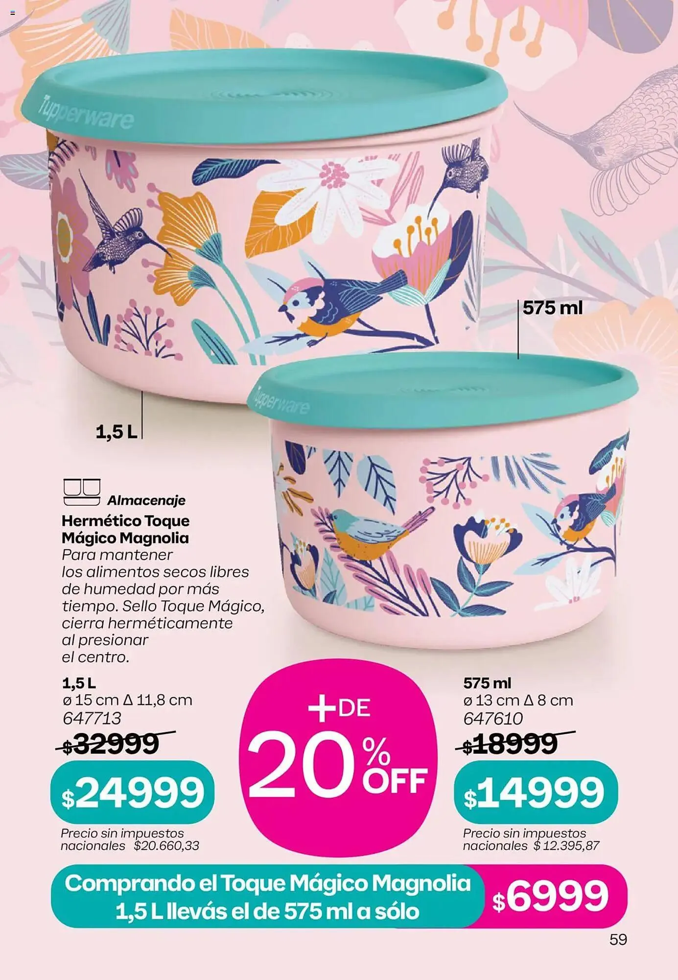 Ofertas de Catálogo Tupperware 23 de julio al 6 de agosto 2025 - Página 60 del catálogo