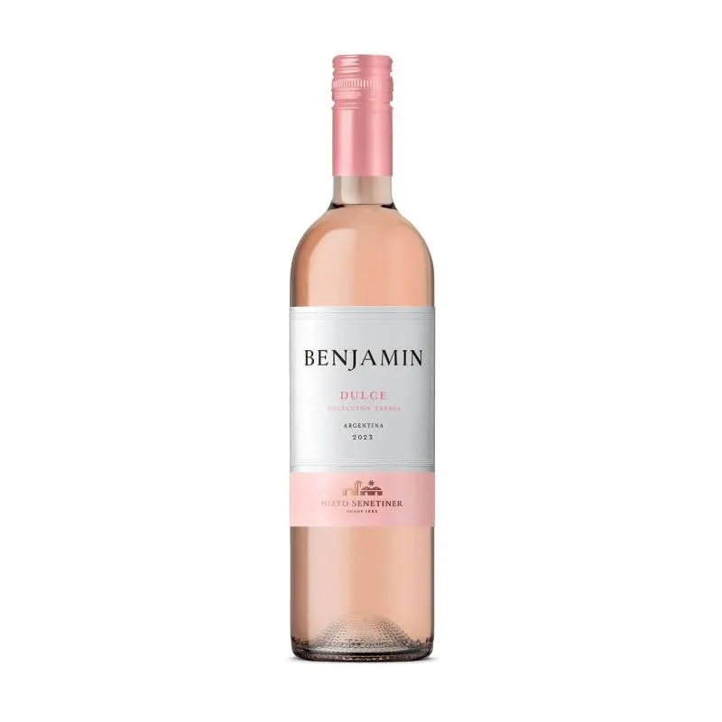 Vino Rosado Dulce Natural Benjamin x 750 cc.