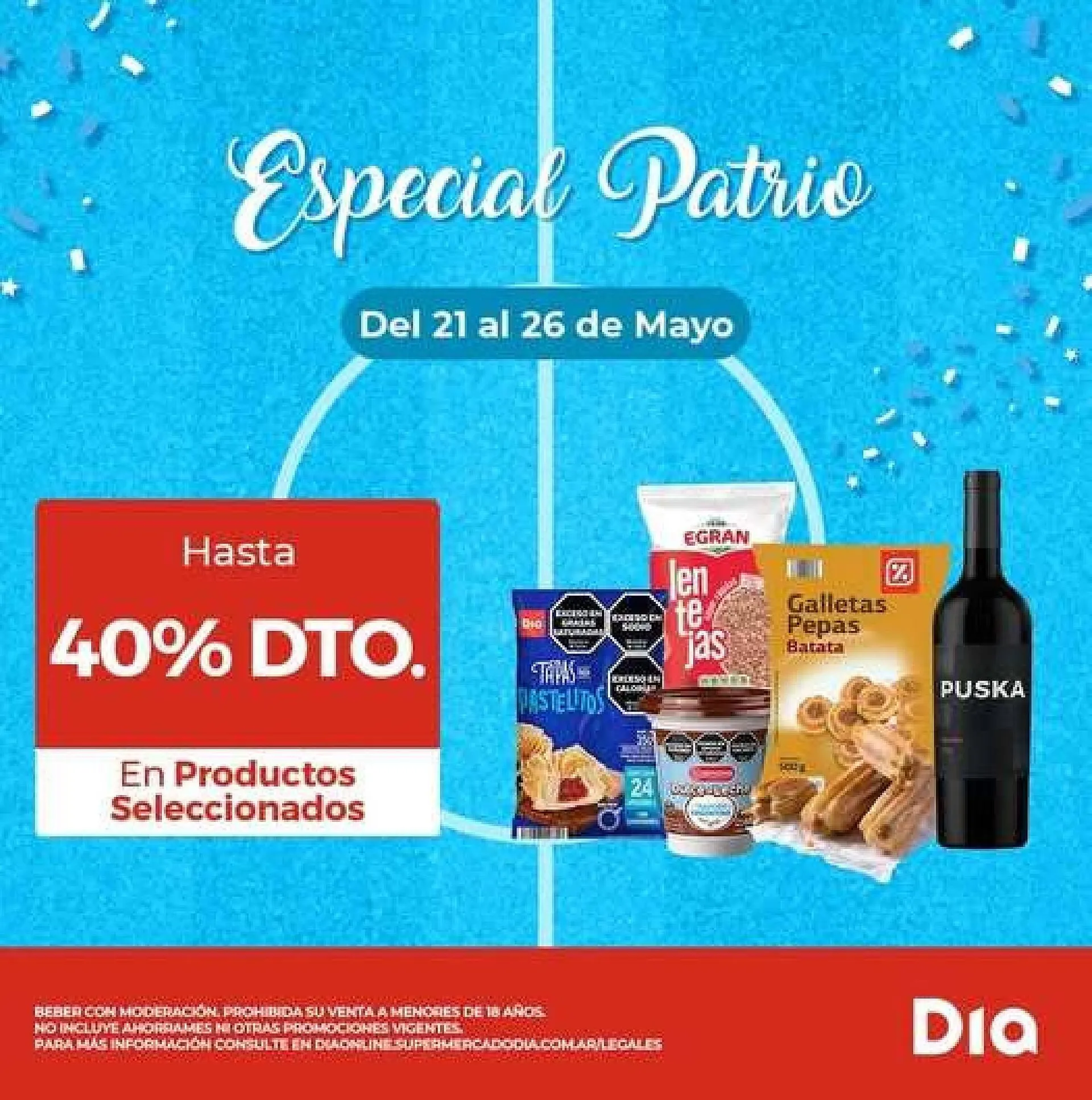 Ofertas de Catálogo Supermercados DIA 21 de mayo al 26 de mayo 2025 - Página 1 del catálogo