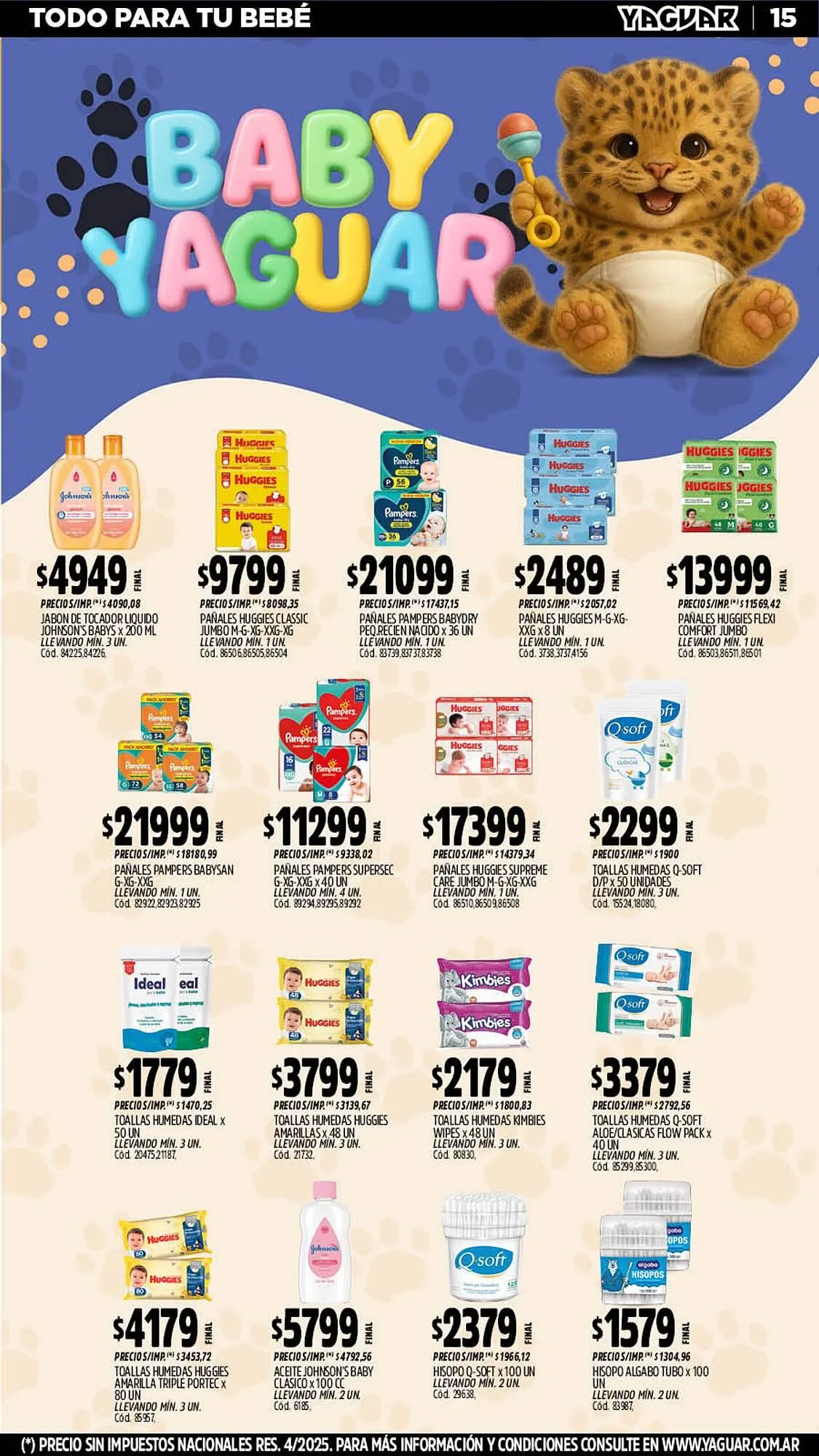 Ofertas de Catálogo Supermercados Yaguar 12 de enero al 18 de enero 2026 - Página 16 del catálogo