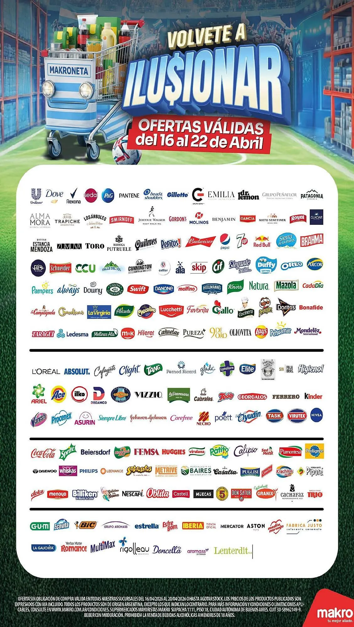Ofertas de Catálogo Makro 16 de abril al 22 de abril 2026 - Página 1 del catálogo