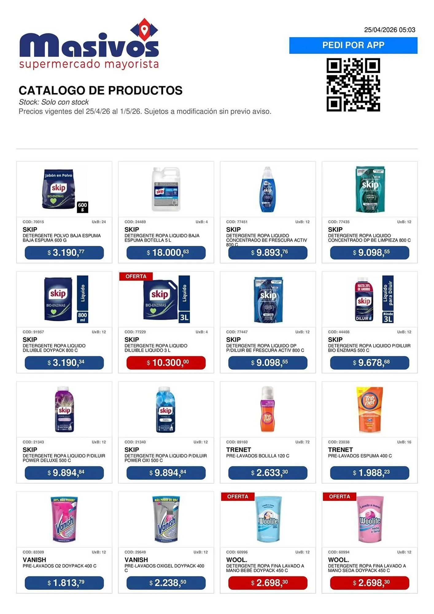 Ofertas de Catálogo Masivos 25 de abril al 1 de mayo 2026 - Página 73 del catálogo