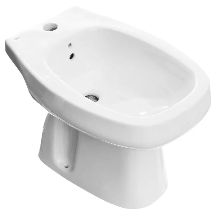 Bidet de apoyo Mónaco 1 agujero rectangular blanco