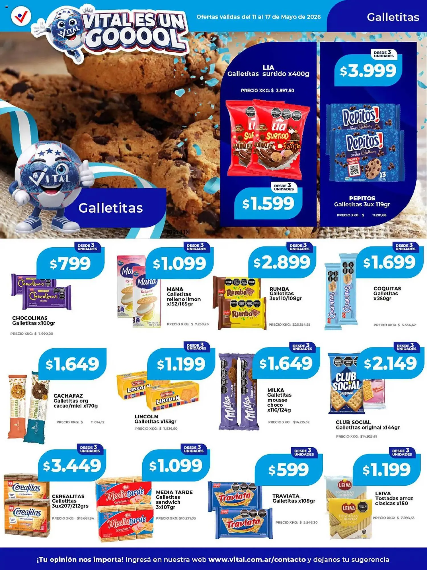Ofertas de Catálogo Supermayorista Vital 11 de mayo al 17 de mayo 2026 - Página 16 del catálogo