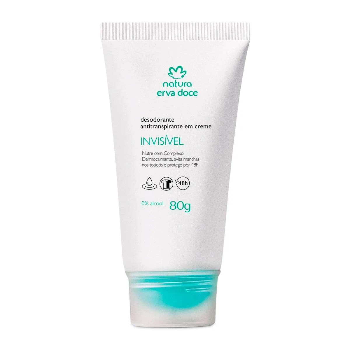 Desodorante Antitraspirante Invisible En Crema Erva Doce