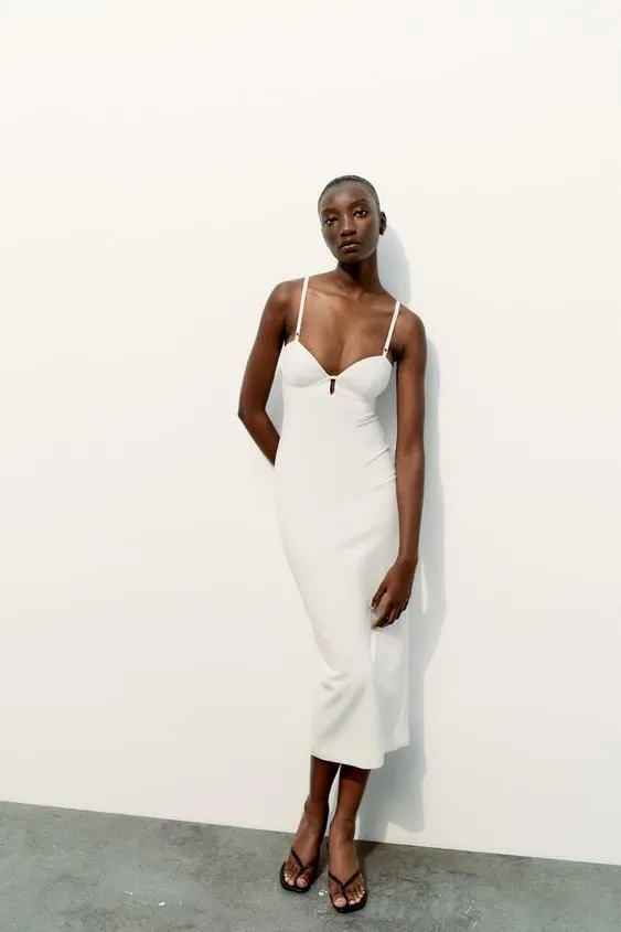 VESTIDO MIDI TIRANTES