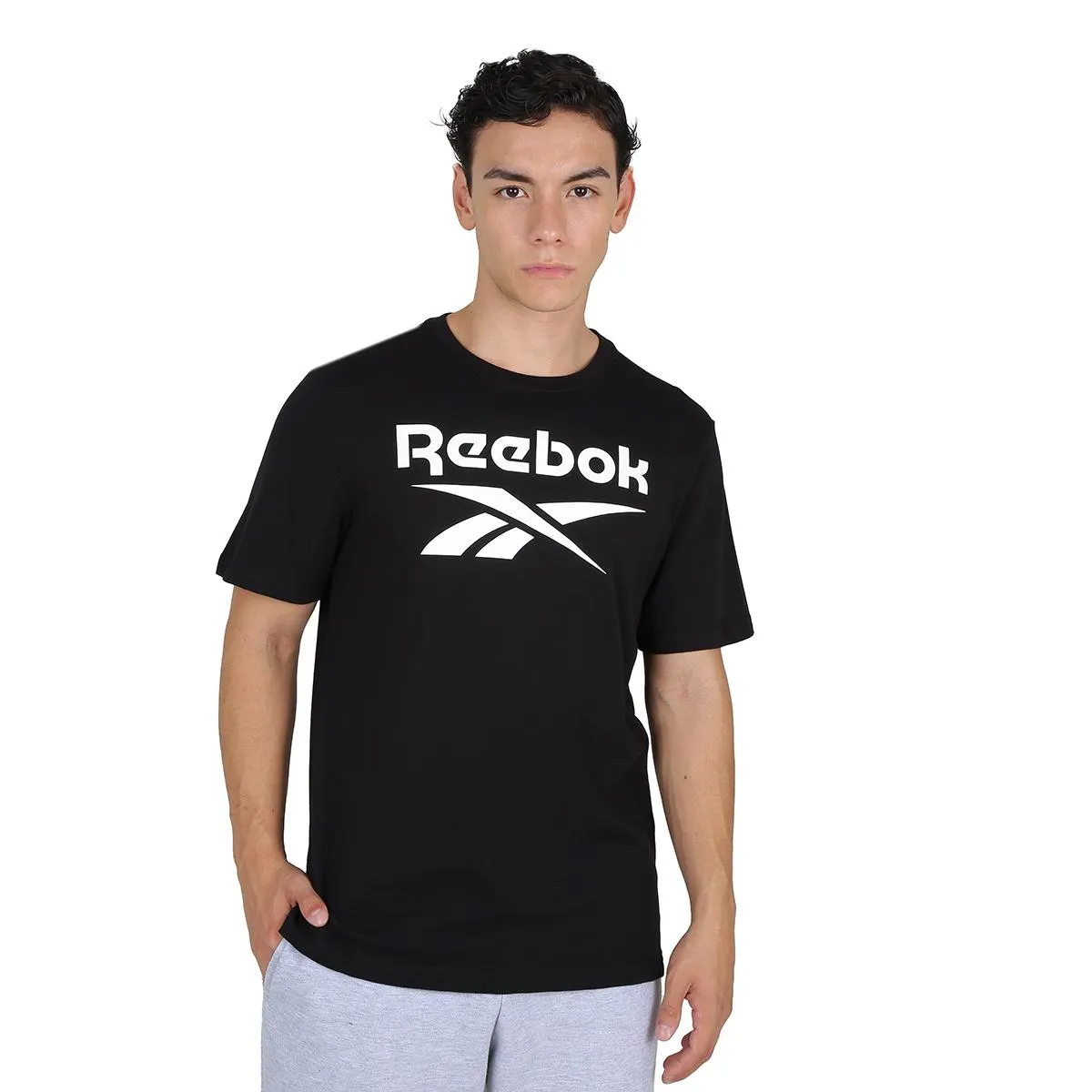 Remera Reebok Big Stacked Logo Hombre