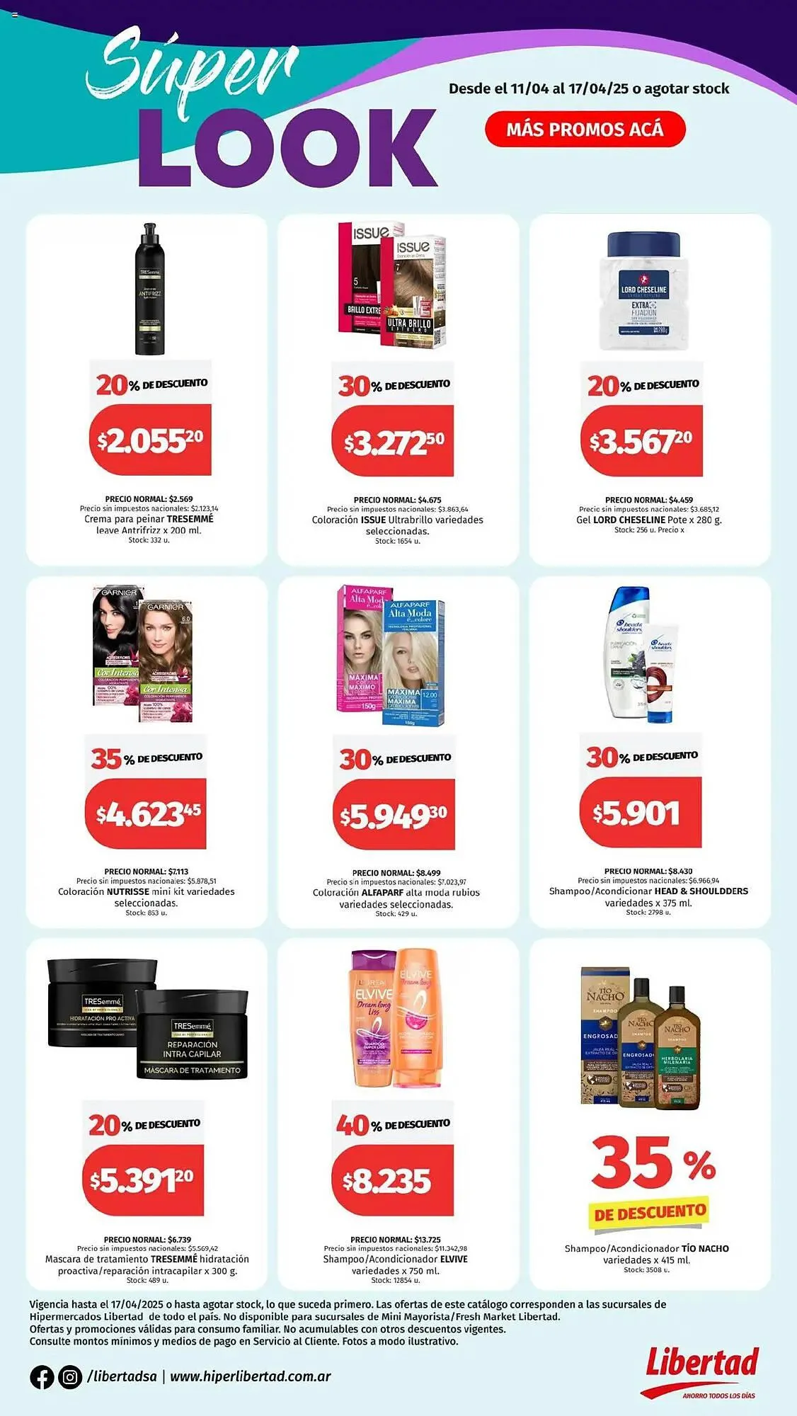 Ofertas de Catálogo Hipermercado Libertad 11 de abril al 17 de abril 2025 - Página 1 del catálogo
