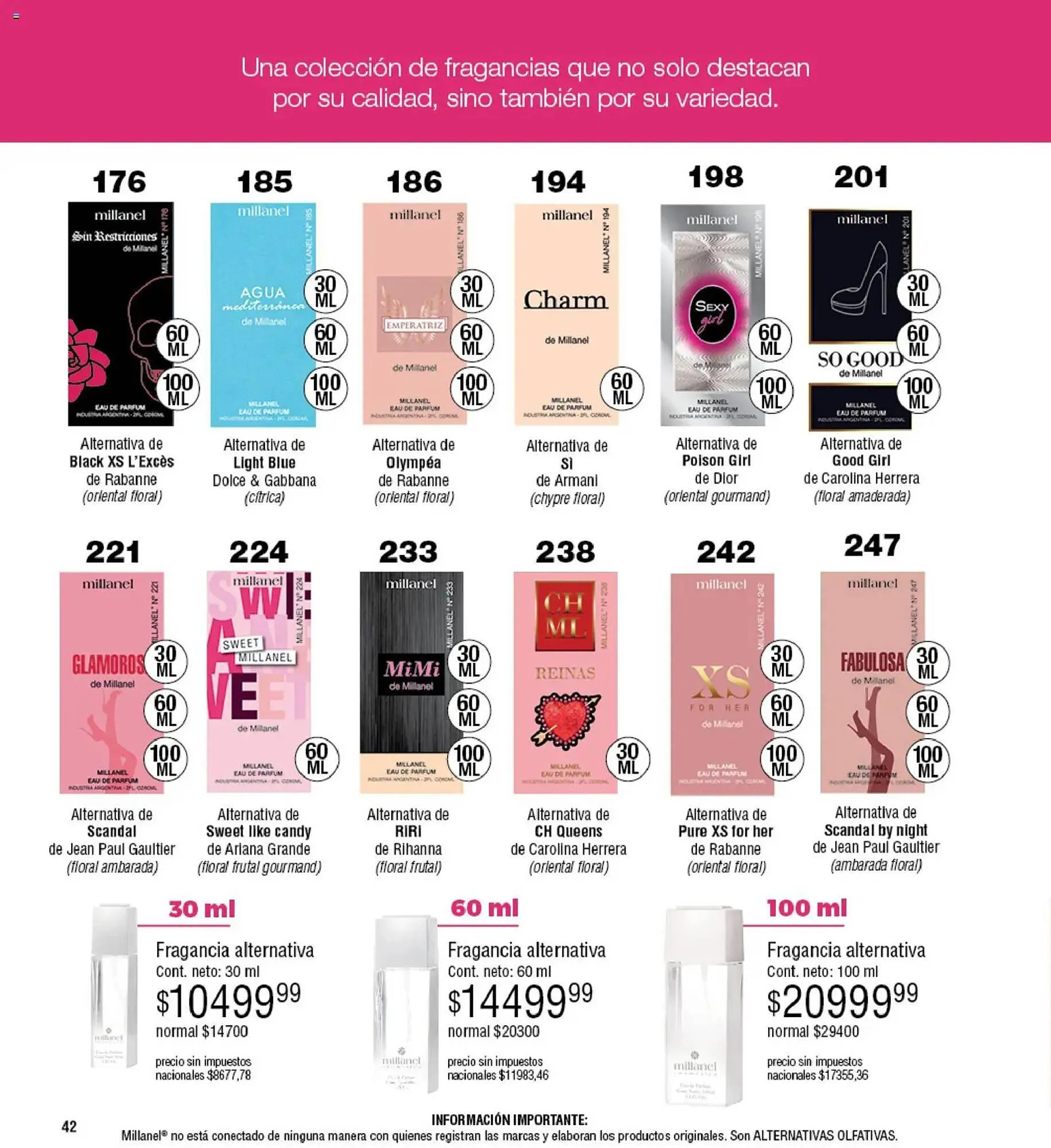 Ofertas de Catálogo Millanel Cosmética 30 de marzo al 27 de abril 2026 - Página 42 del catálogo