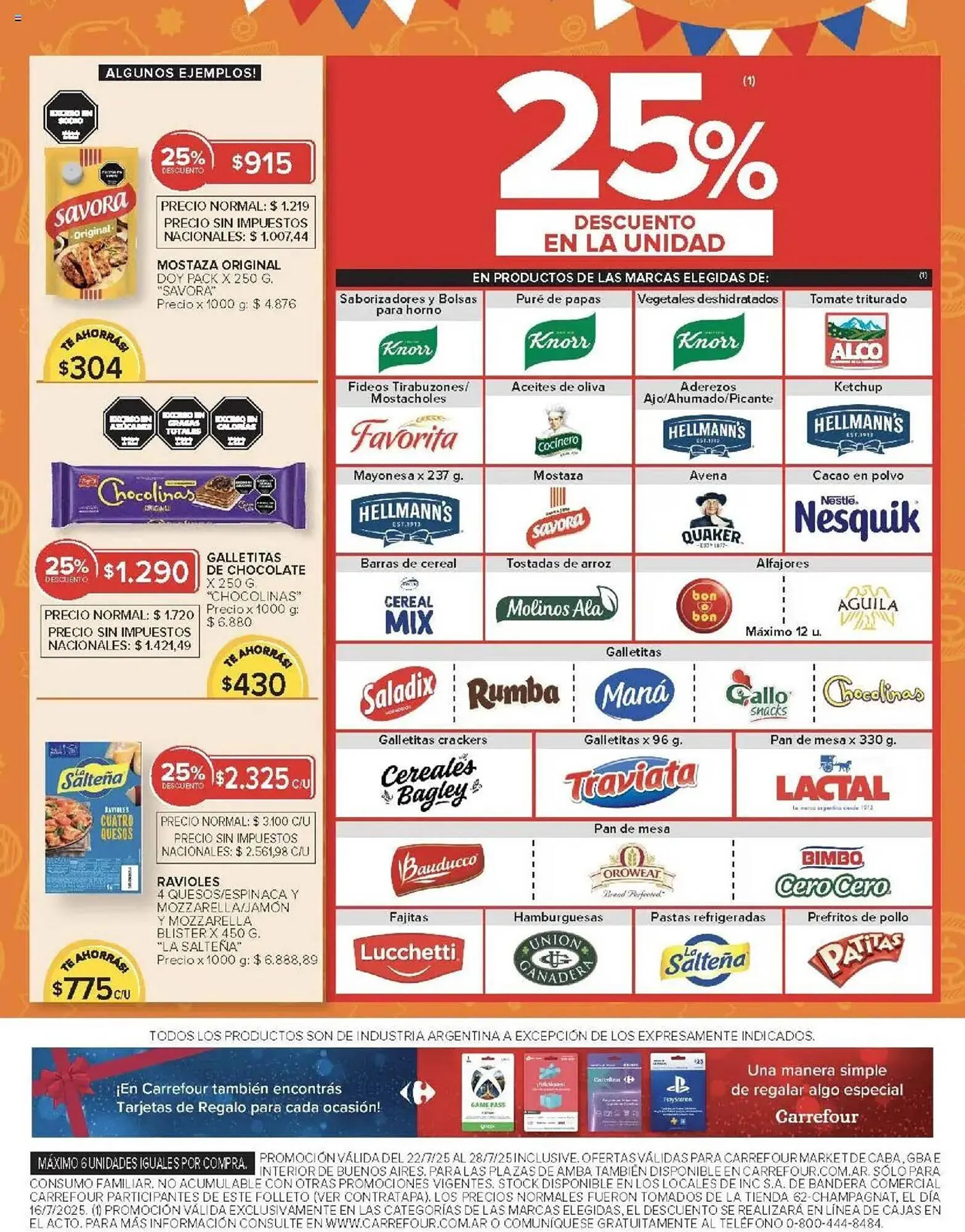Ofertas de Catálogo Carrefour Market 22 de julio al 28 de julio 2025 - Página 7 del catálogo