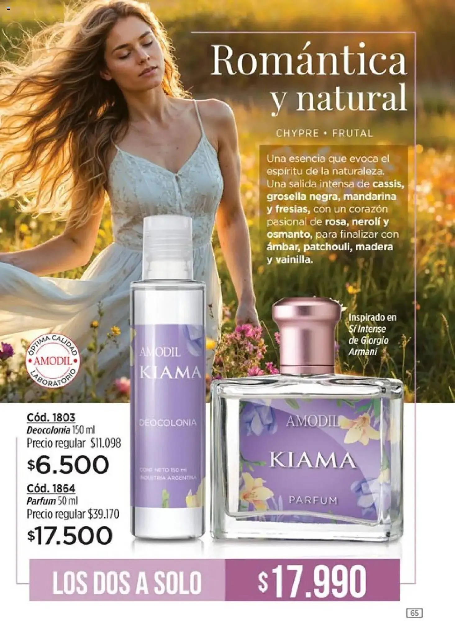 Ofertas de Catálogo Amodil 1 de octubre al 1 de noviembre 2025 - Página 65 del catálogo