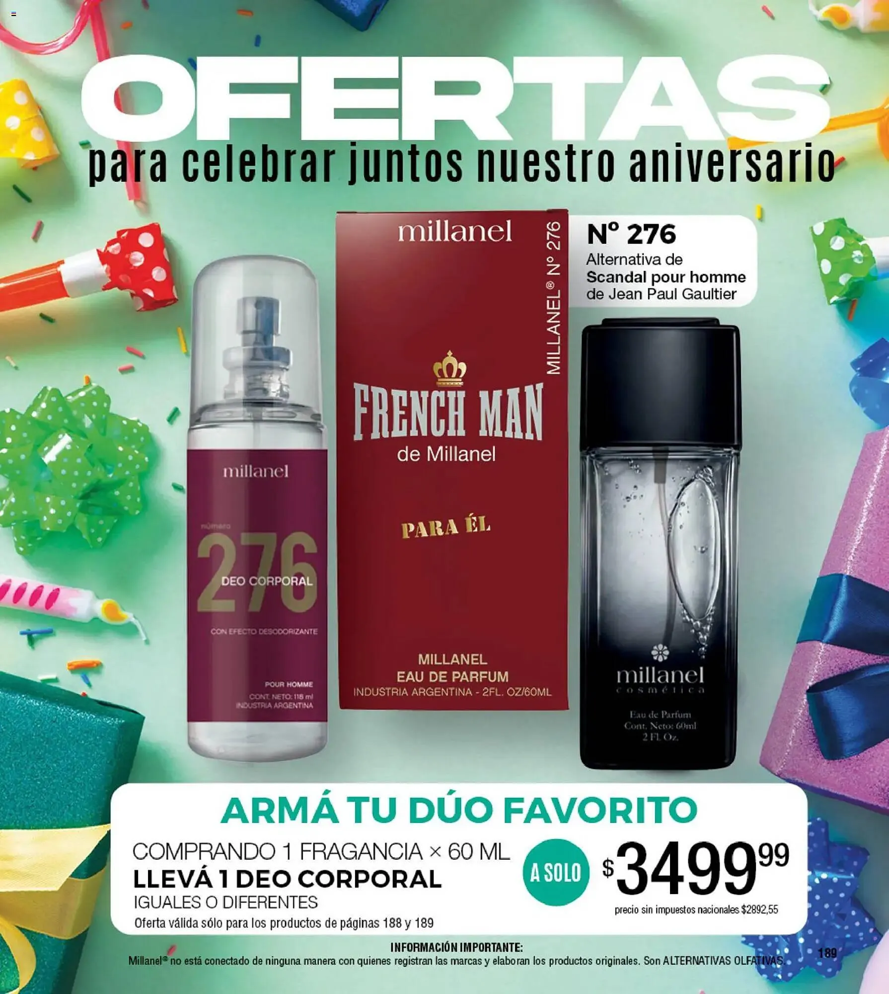 Ofertas de Catálogo Millanel Cosmética 30 de marzo al 27 de abril 2026 - Página 189 del catálogo