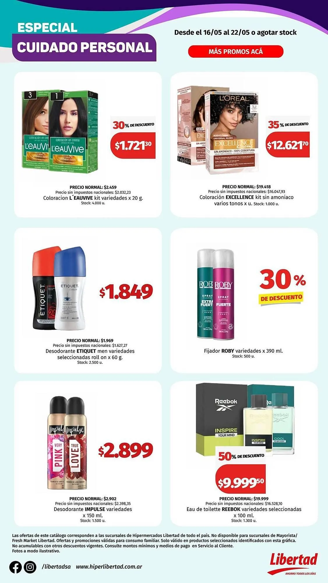 Ofertas de Catálogo Hipermercado Libertad 16 de mayo al 22 de mayo 2025 - Página 2 del catálogo