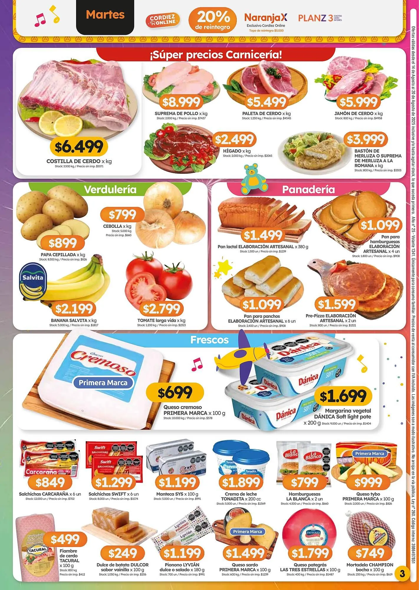 Ofertas de Catálogo Cordiez 14 de agosto al 20 de agosto 2025 - Página 3 del catálogo