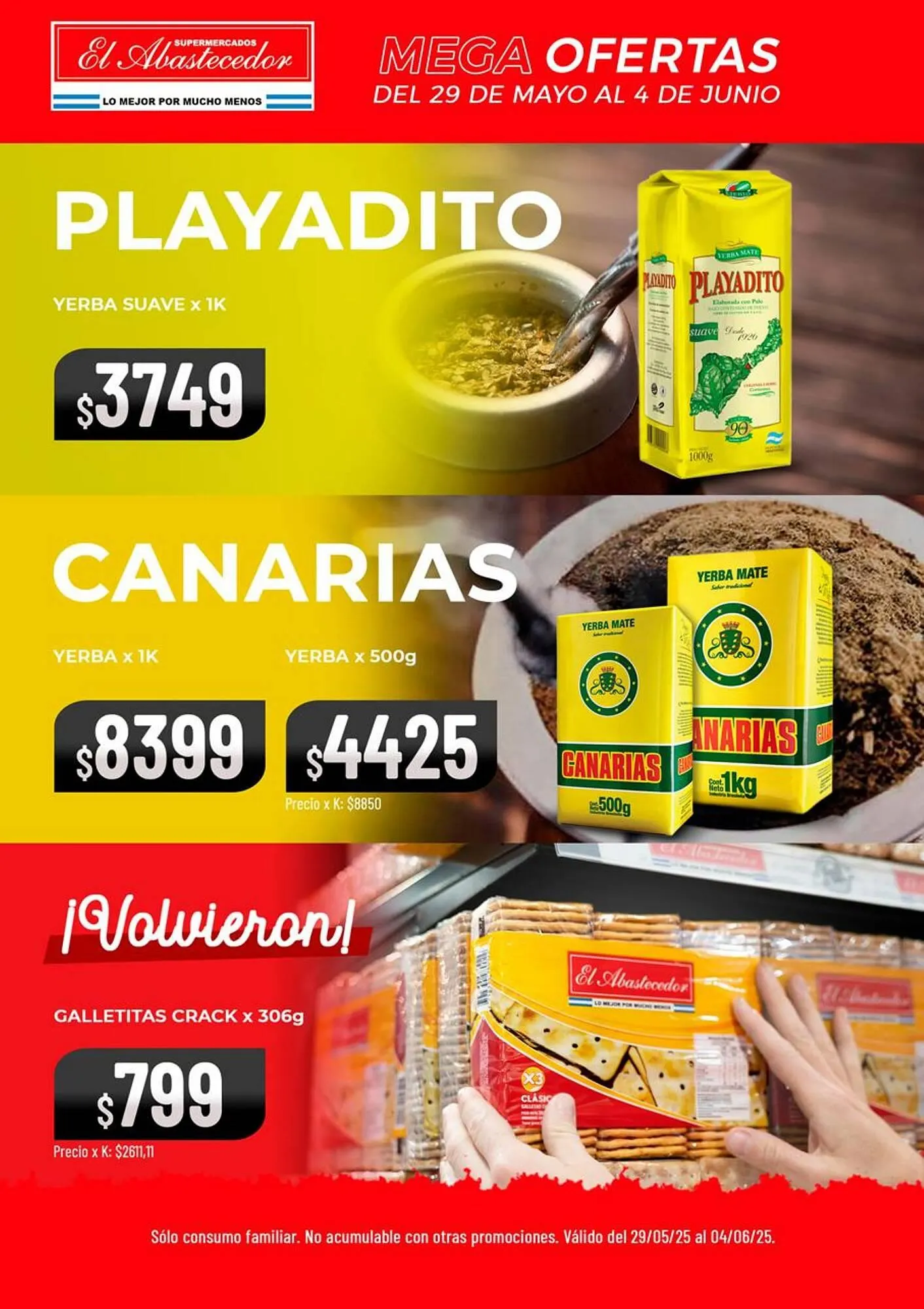 Ofertas de Catálogo El Abastecedor 29 de mayo al 4 de junio 2025 - Página 3 del catálogo