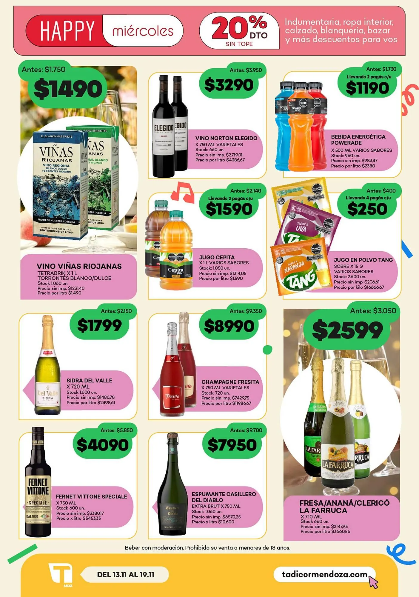 Ofertas de Catálogo Supermercados Tadicor 12 de noviembre al 19 de noviembre 2025 - Página 3 del catálogo