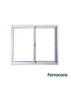 VENTANA CORREDIZA C/VIDRIO 150X110CM