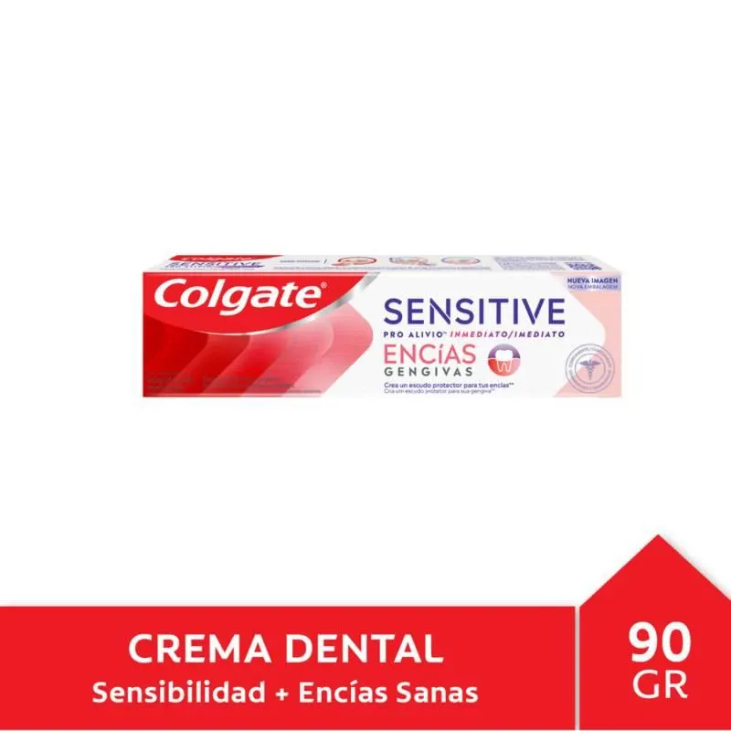 Pasta Dental Colgate Sensitive Pro Alivio Inmediato Encías x 90 g