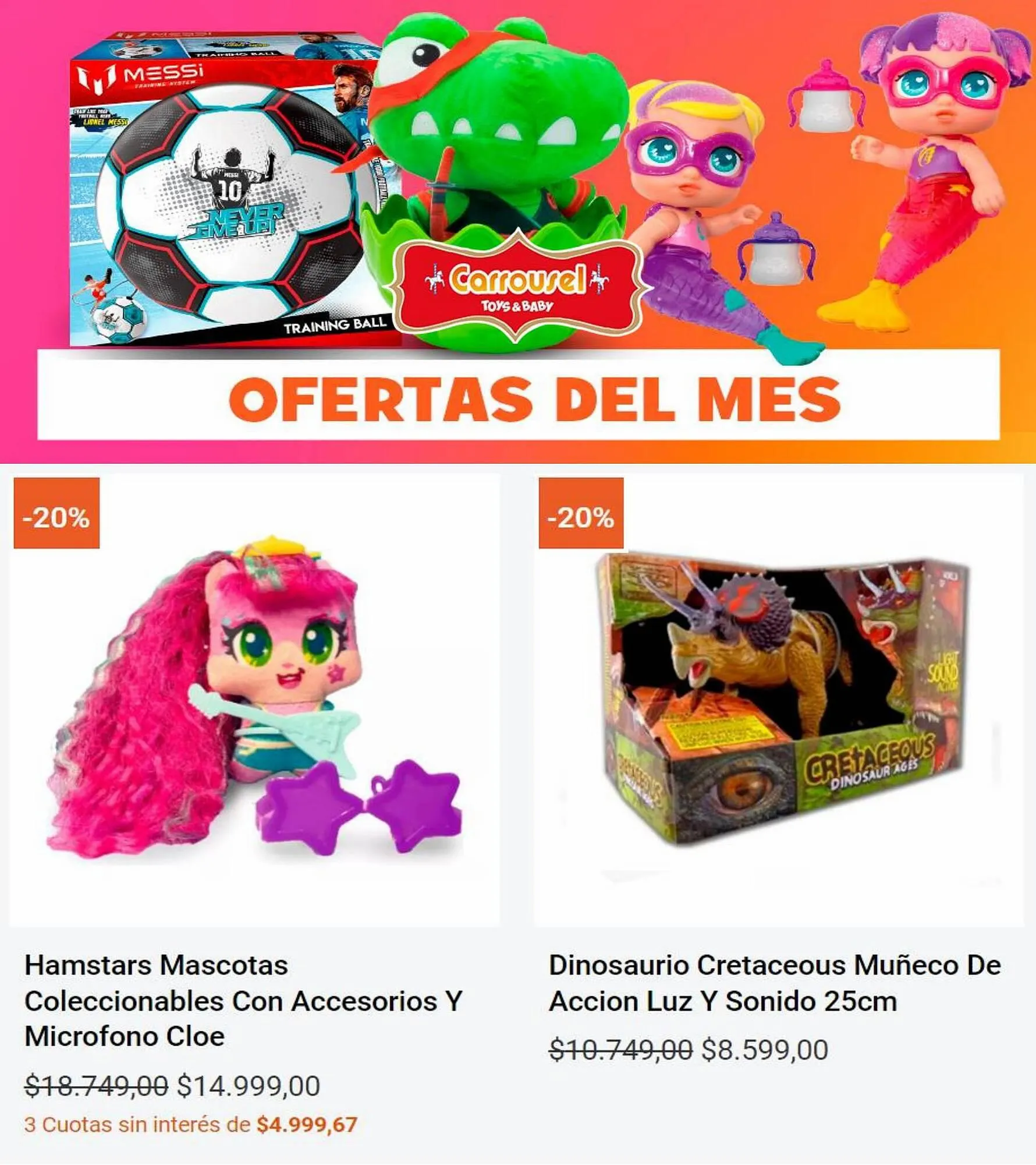 Ofertas de Catálogo Jugueterías Carrousel 4 de septiembre al 15 de octubre 2023 - Página 1 del catálogo