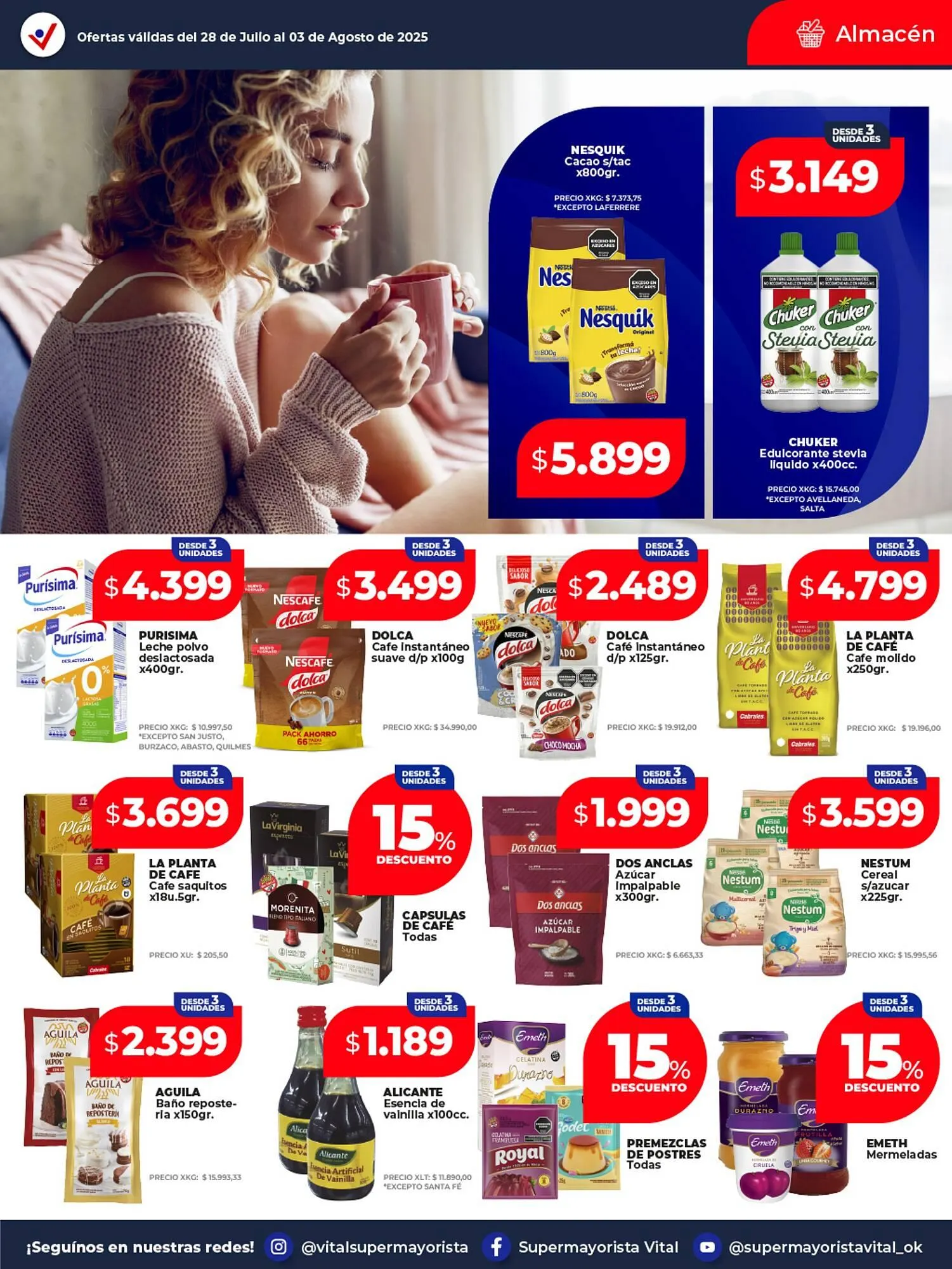Ofertas de Catálogo Supermayorista Vital 30 de julio al 3 de agosto 2025 - Página 15 del catálogo