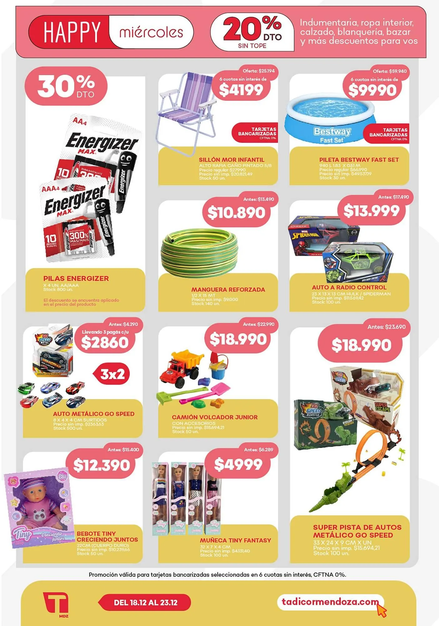 Ofertas de Catálogo Supermercados Tadicor 18 de diciembre al 23 de diciembre 2025 - Página 9 del catálogo