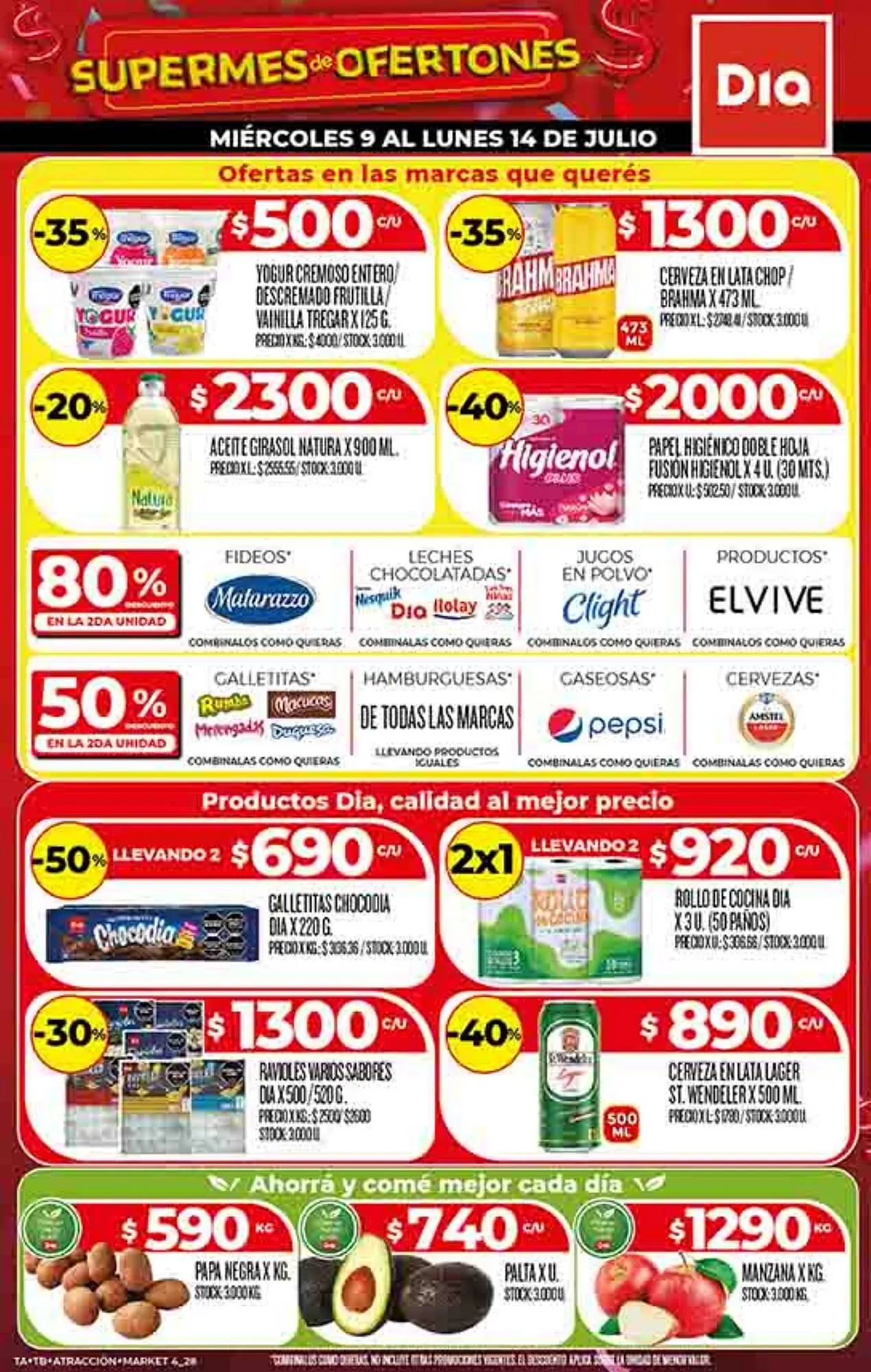 Ofertas de Catálogo Supermercados DIA 8 de julio al 14 de julio 2025 - Página 1 del catálogo