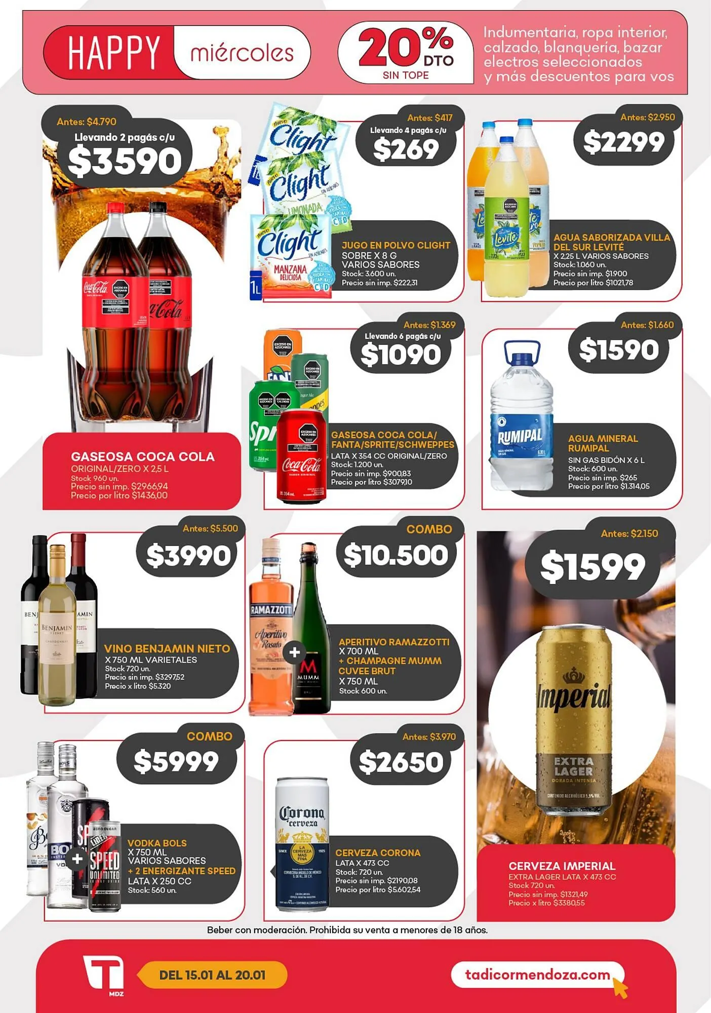 Ofertas de Catálogo Supermercados Tadicor 15 de enero al 20 de enero 2026 - Página 3 del catálogo