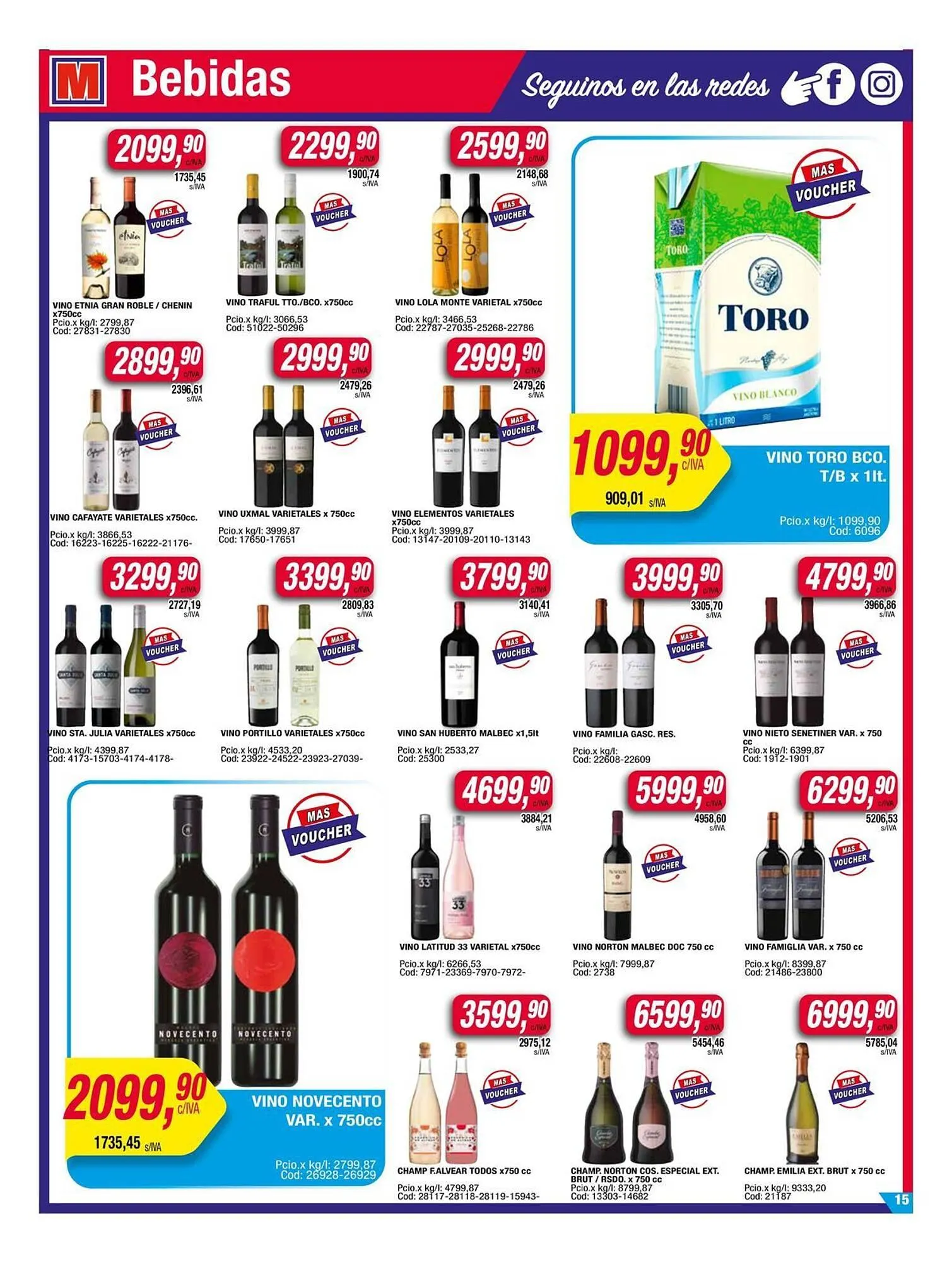 Ofertas de Catálogo Maxiconsumo 22 de octubre al 5 de noviembre 2024 - Página 15 del catálogo