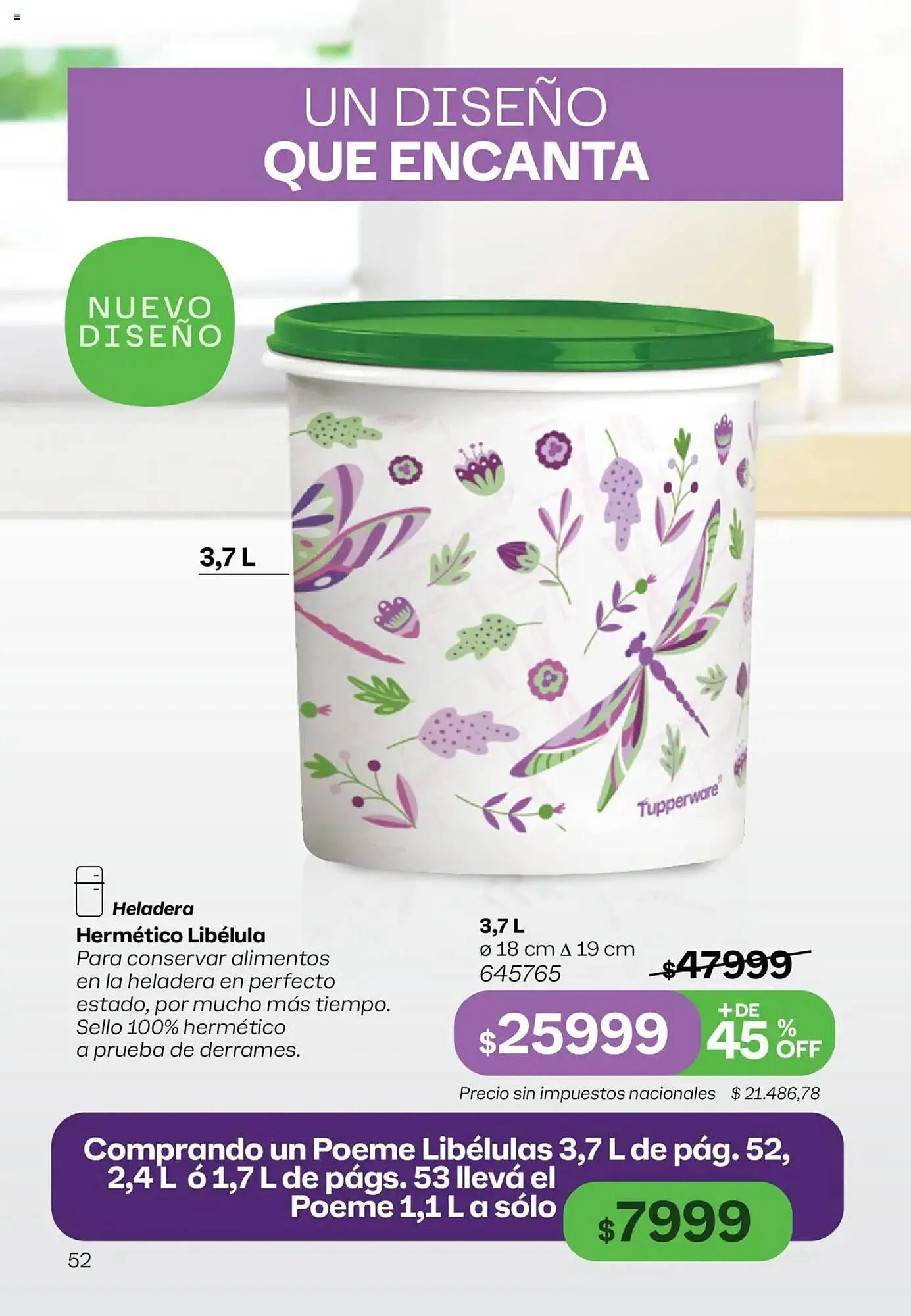 Ofertas de Catálogo Tupperware 23 de julio al 6 de agosto 2025 - Página 53 del catálogo