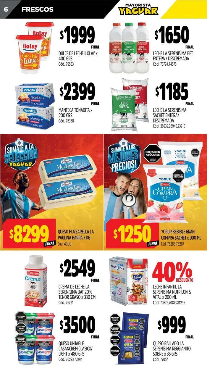 Ofertas de Ofertas Supermercados Yaguar Posadas 8 de julio al 14 de julio 2024 - Página 6 del catálogo